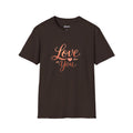 Love You T‑Shirt – Script Valentine Graphic Tee