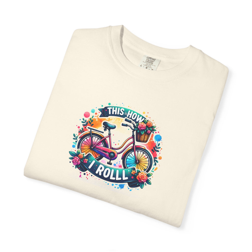 This Is How I Roll Bicycle Tee - Comfort Colors - DipaliZ