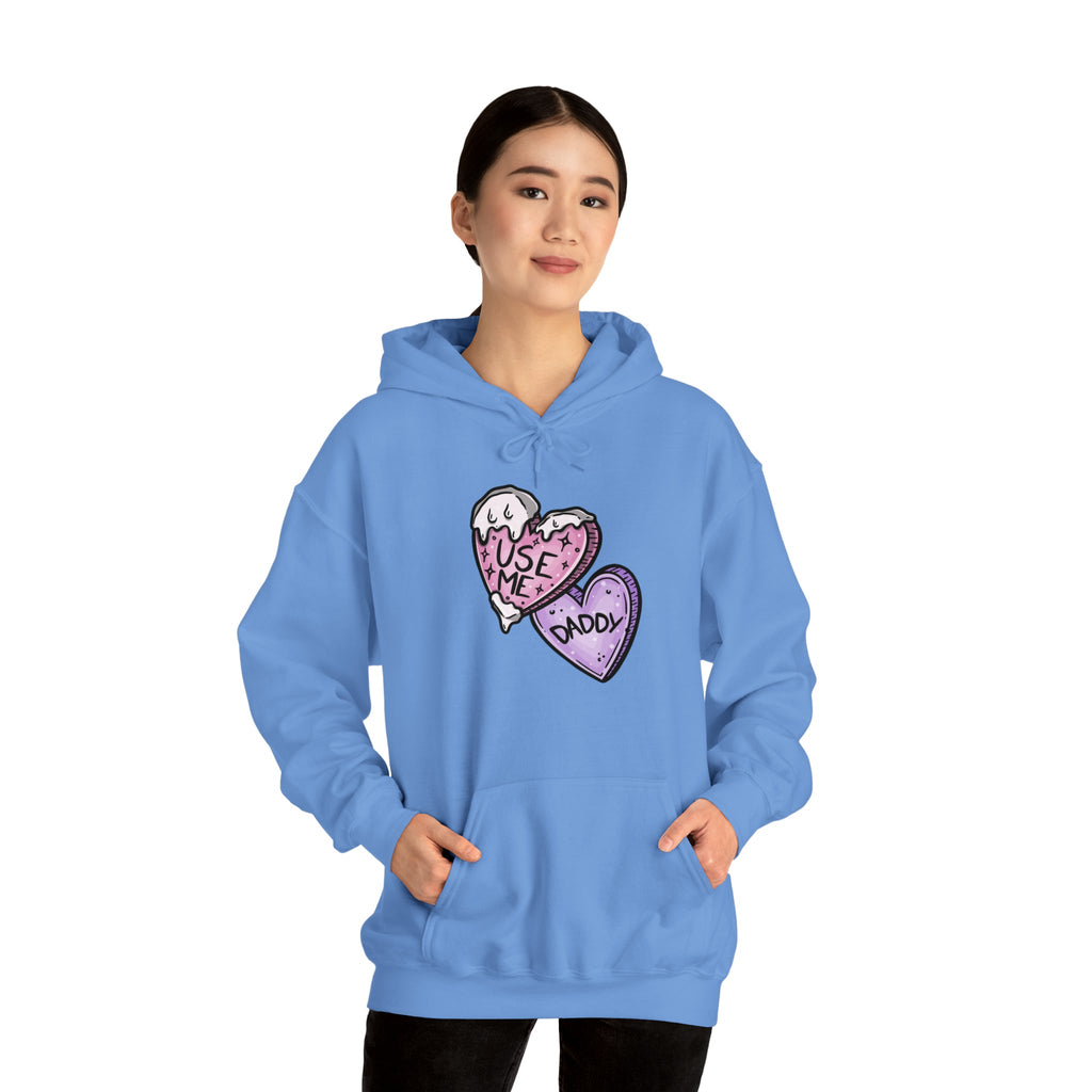 Use Me Daddy Pleasure Kink Unisex Heavy Blend Hoodie Sweatshirt