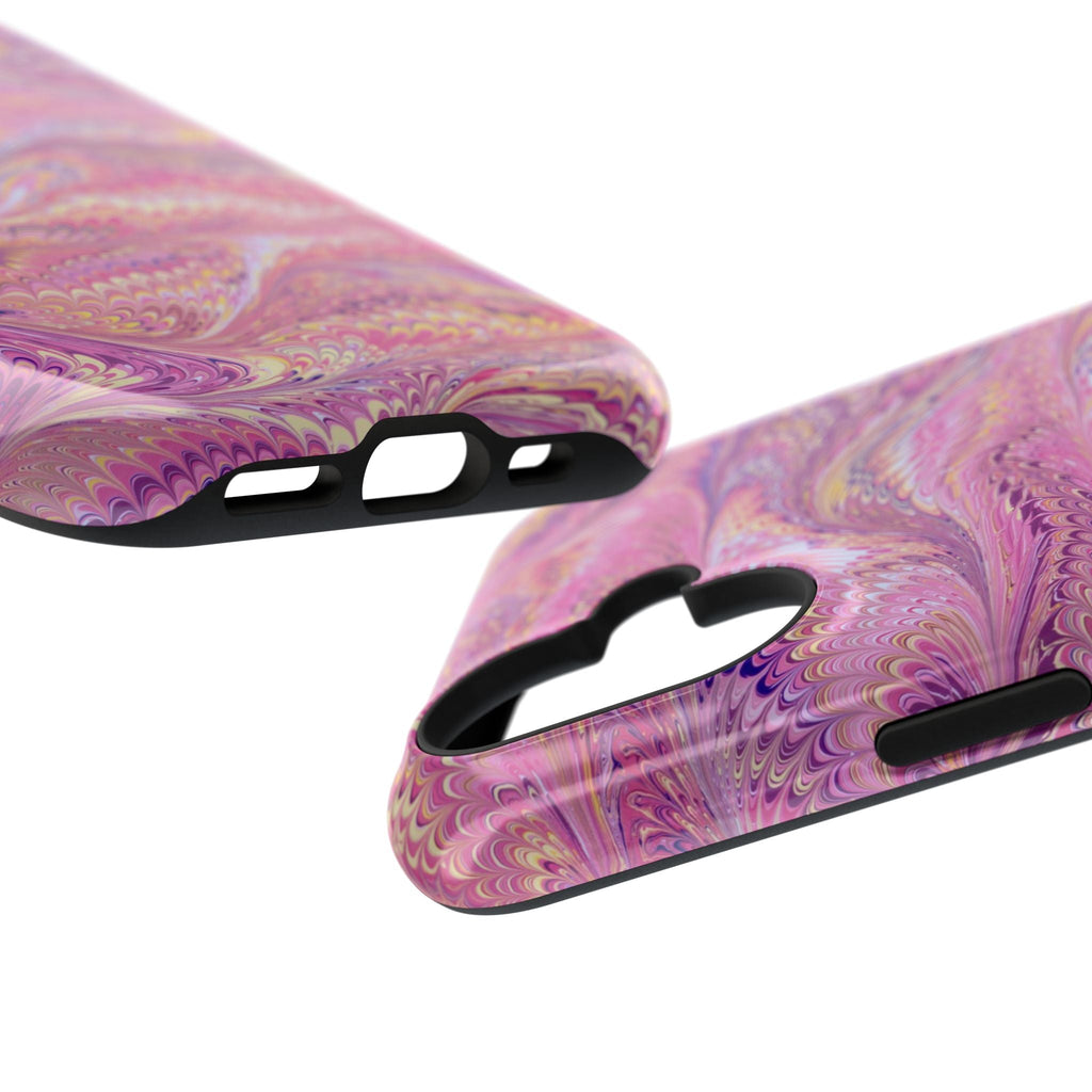 Spring Pinks Italian Marble Phone Case - Dual Layer Design