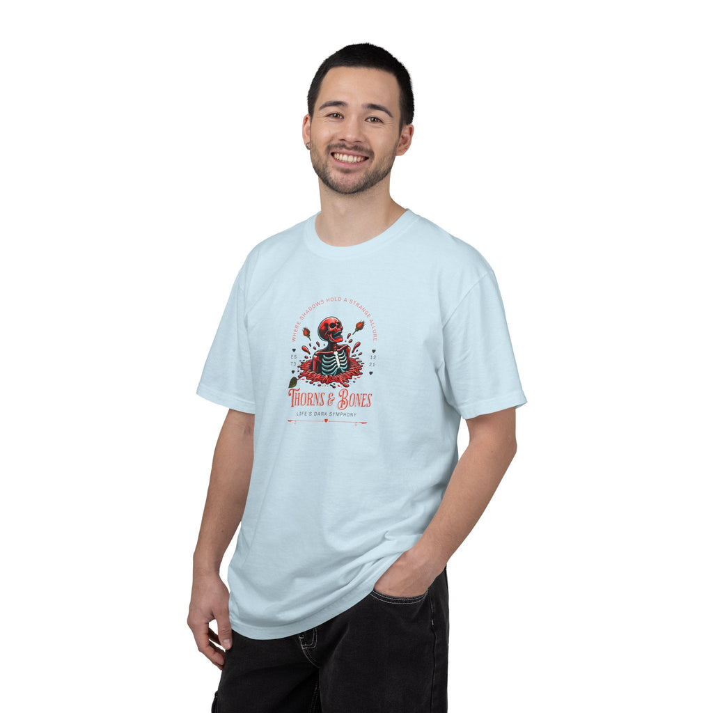 Skeleton Tee - Thorns and Bones Comfort Colors - DipaliZ