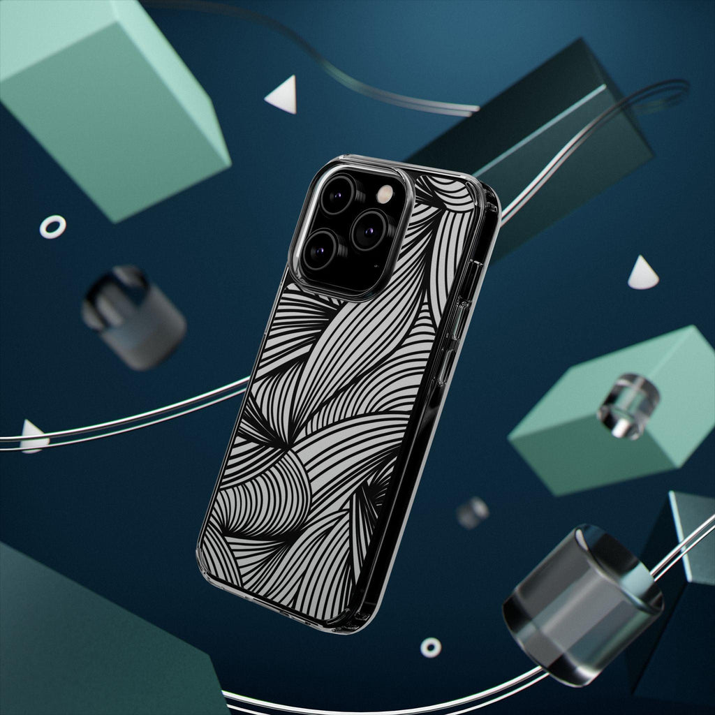 Black and White Illusion Clear Cases