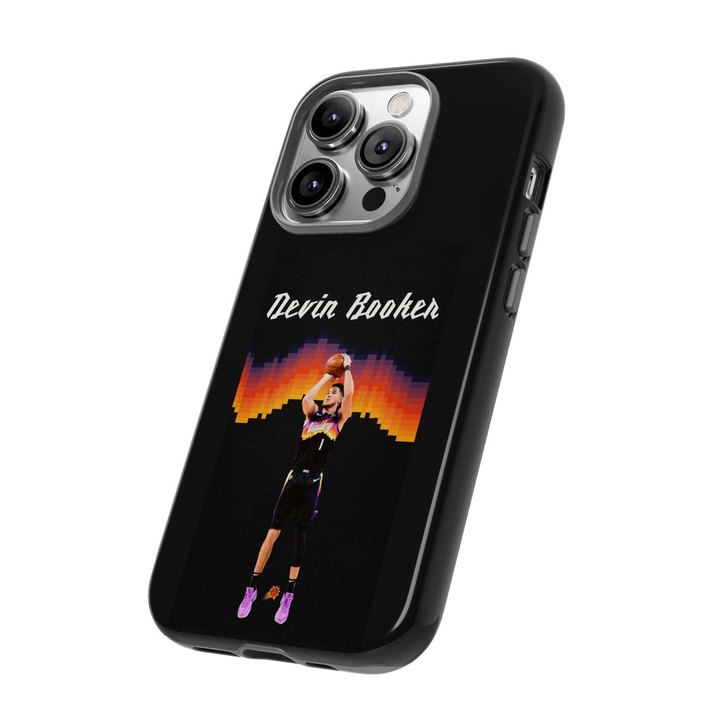 Devin Booker Precision Blaze Series – Dual-Layer ShockGuard Protection | Fits iPhone 8–16 Pro Max & Samsung Galaxy S10–S25 Ultra