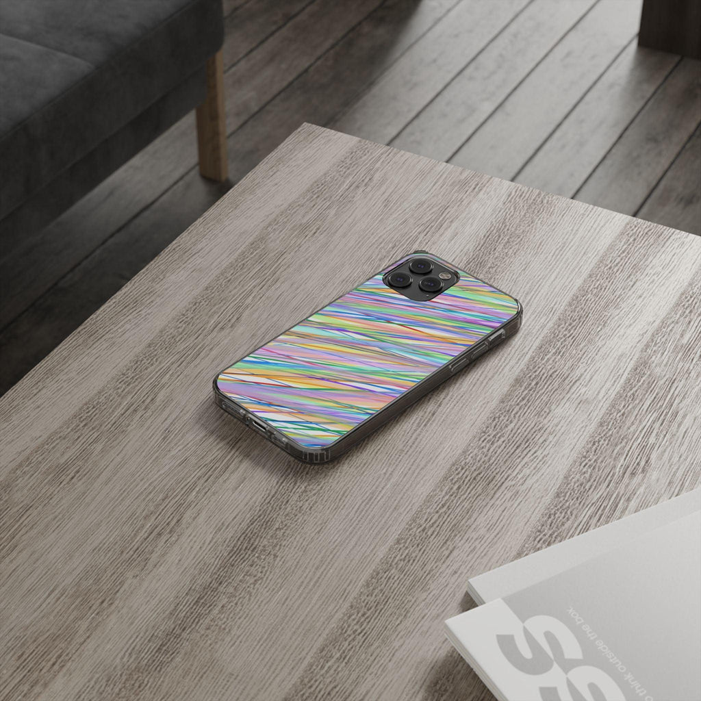 Threads Of Colors Clear Case