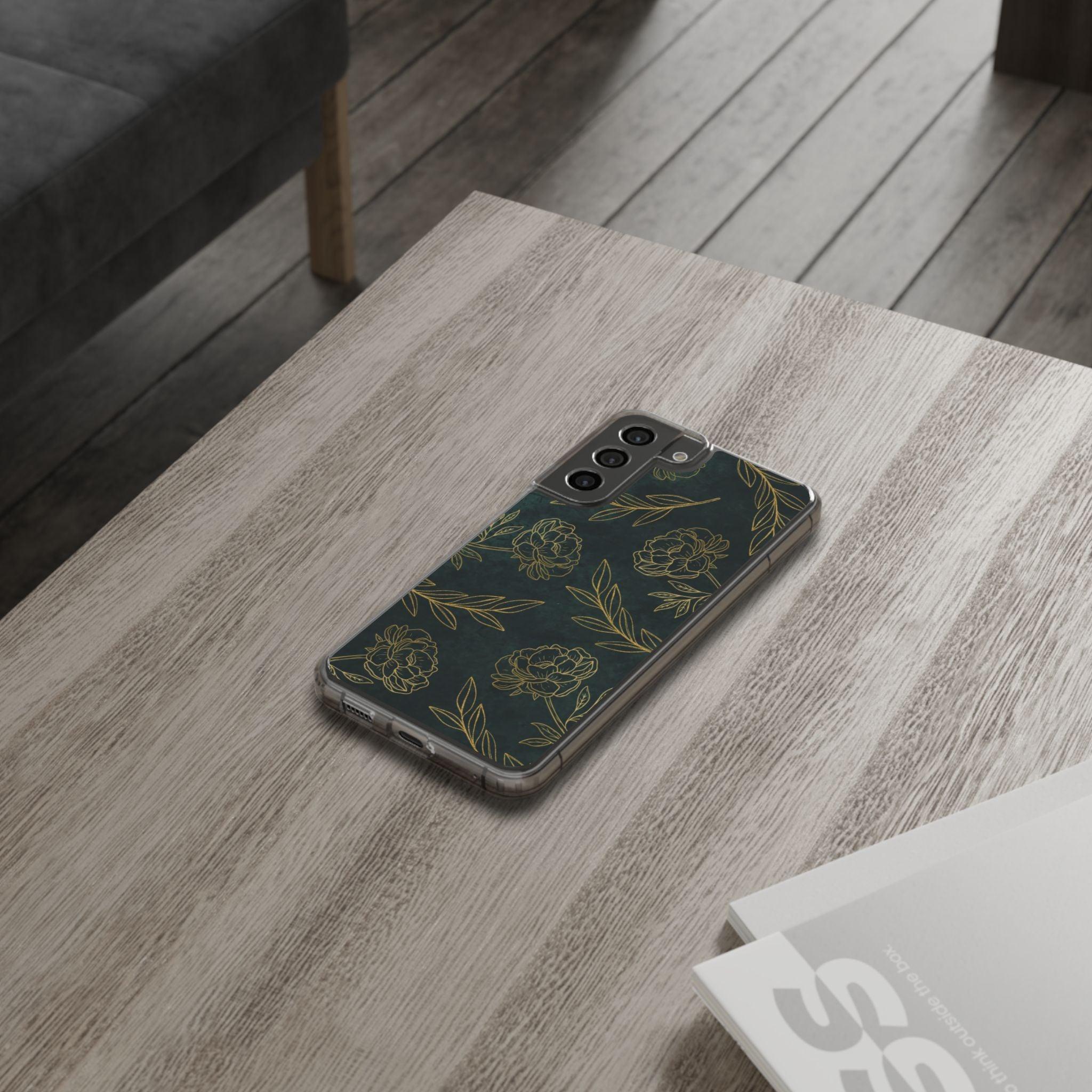 Floral Pattern Clear Cases