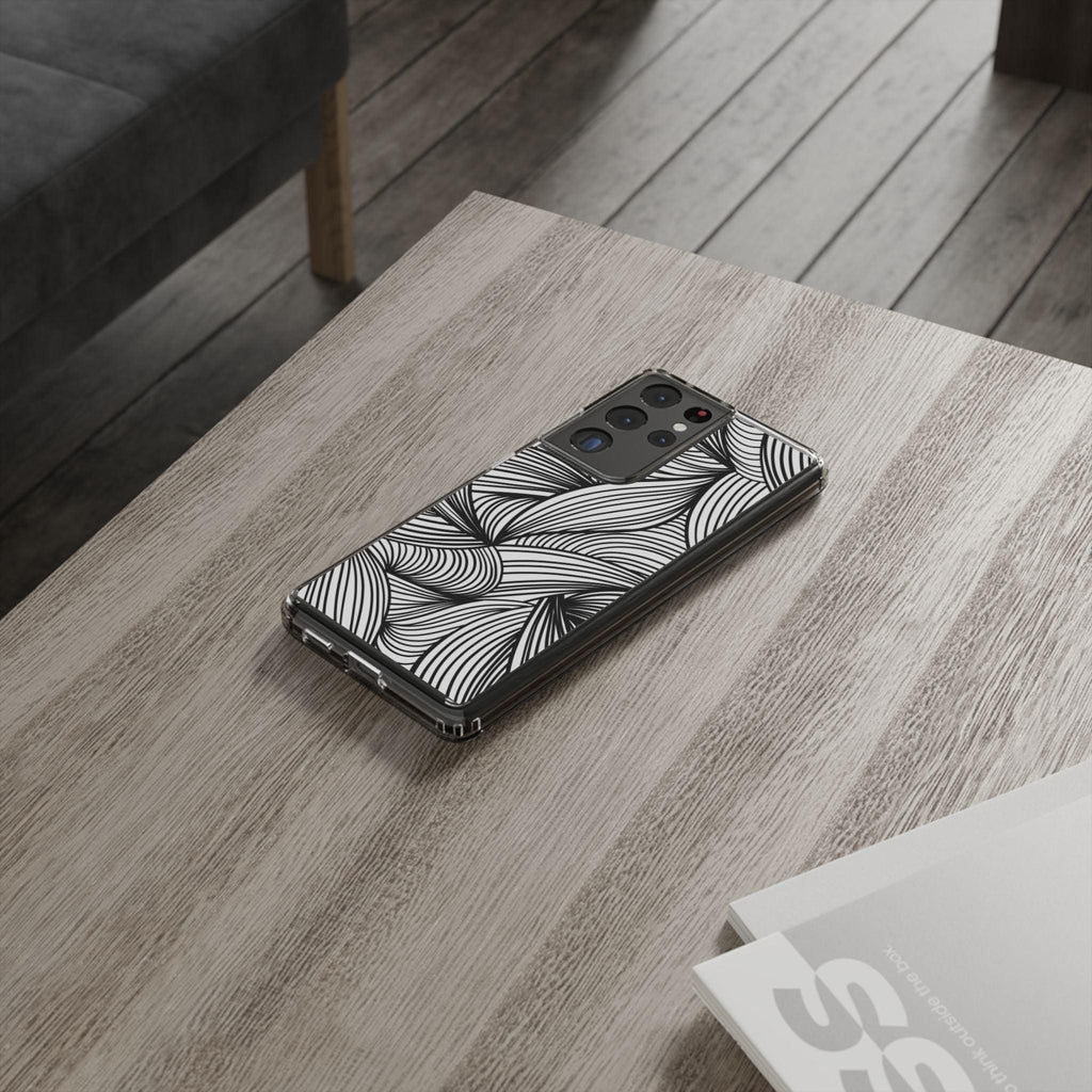 Black and White Illusion Clear Cases