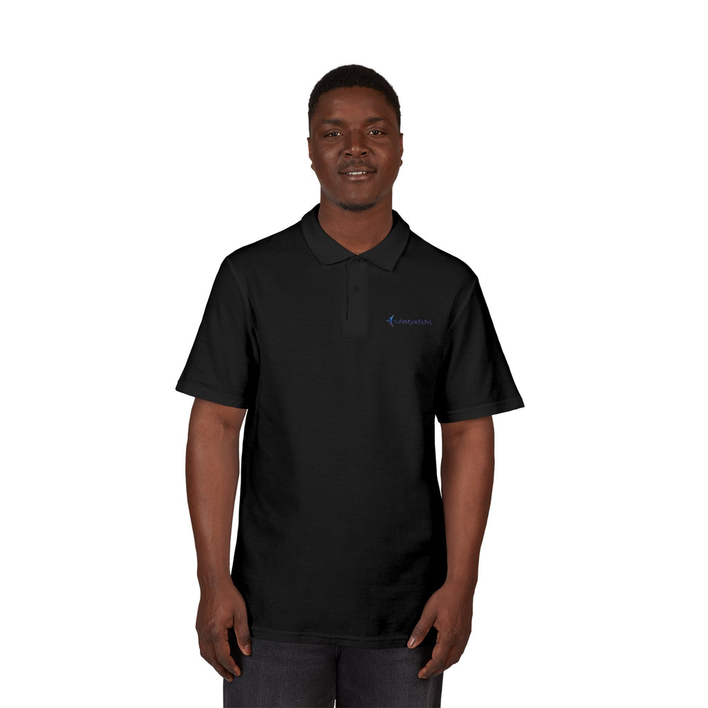 Embroidered Classic Pique Polo — LifestyleEchol Chest Logo