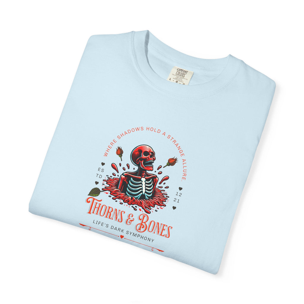 Skeleton Tee - Thorns and Bones Comfort Colors - DipaliZ