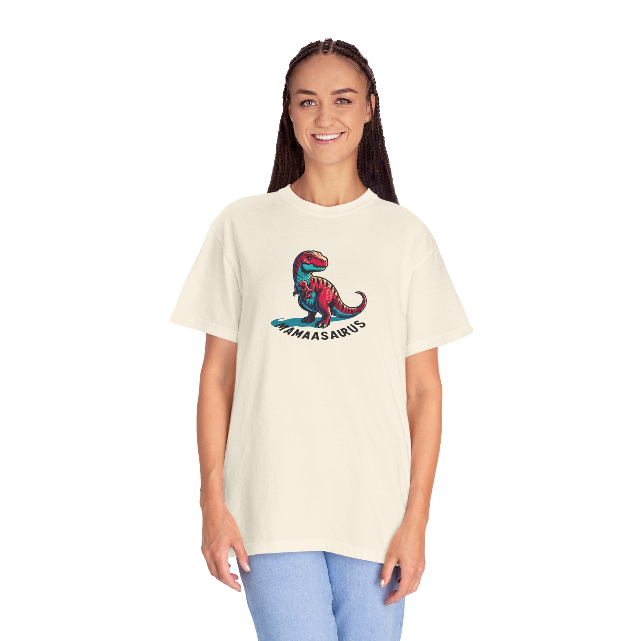 Dinosaur Mamasaurus Unisex Cotton Tee - Mother's Day - DipaliZ