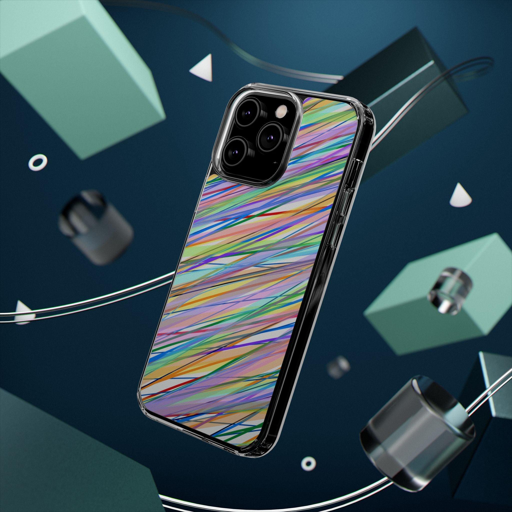 Threads Of Colors Clear Case