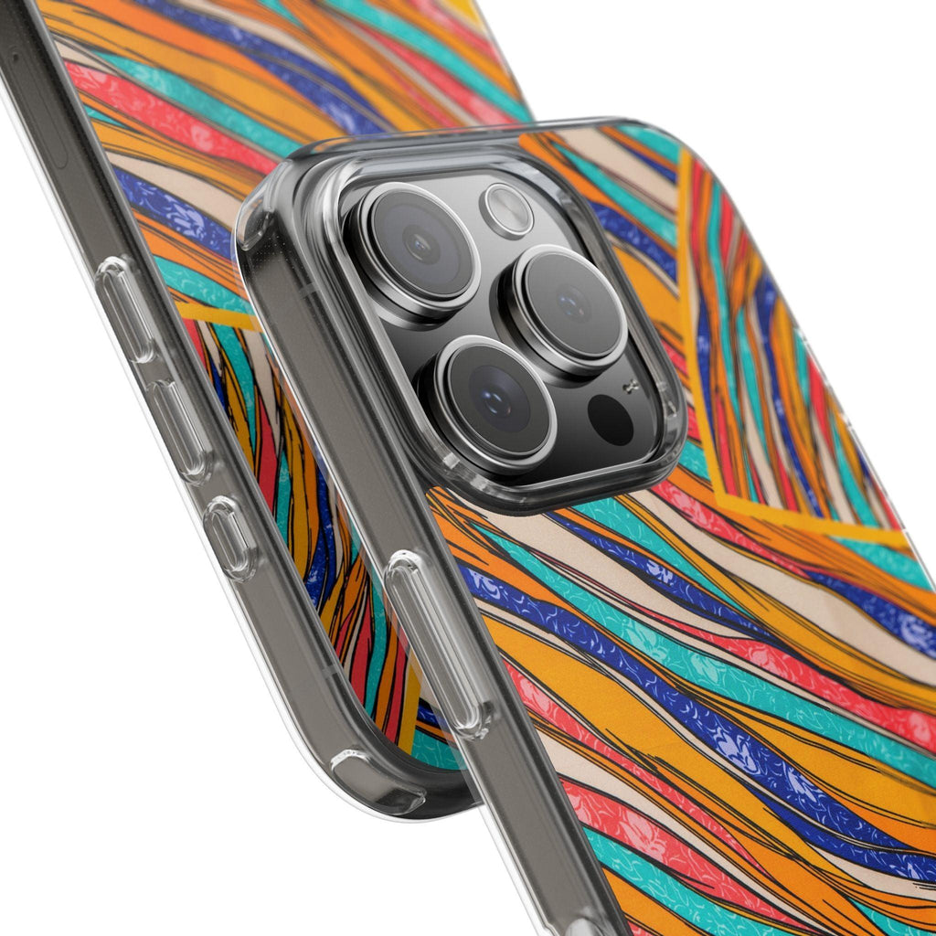 Clear Cases Stripes of  Powerful Colors