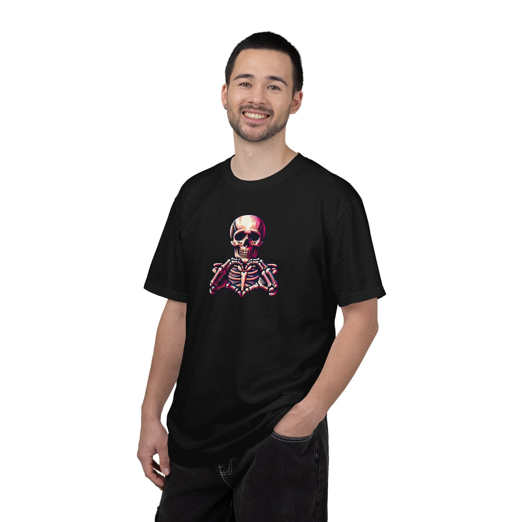 Skeleton With Heart Tee - Soft Cotton Garment-Dyed - DipaliZ