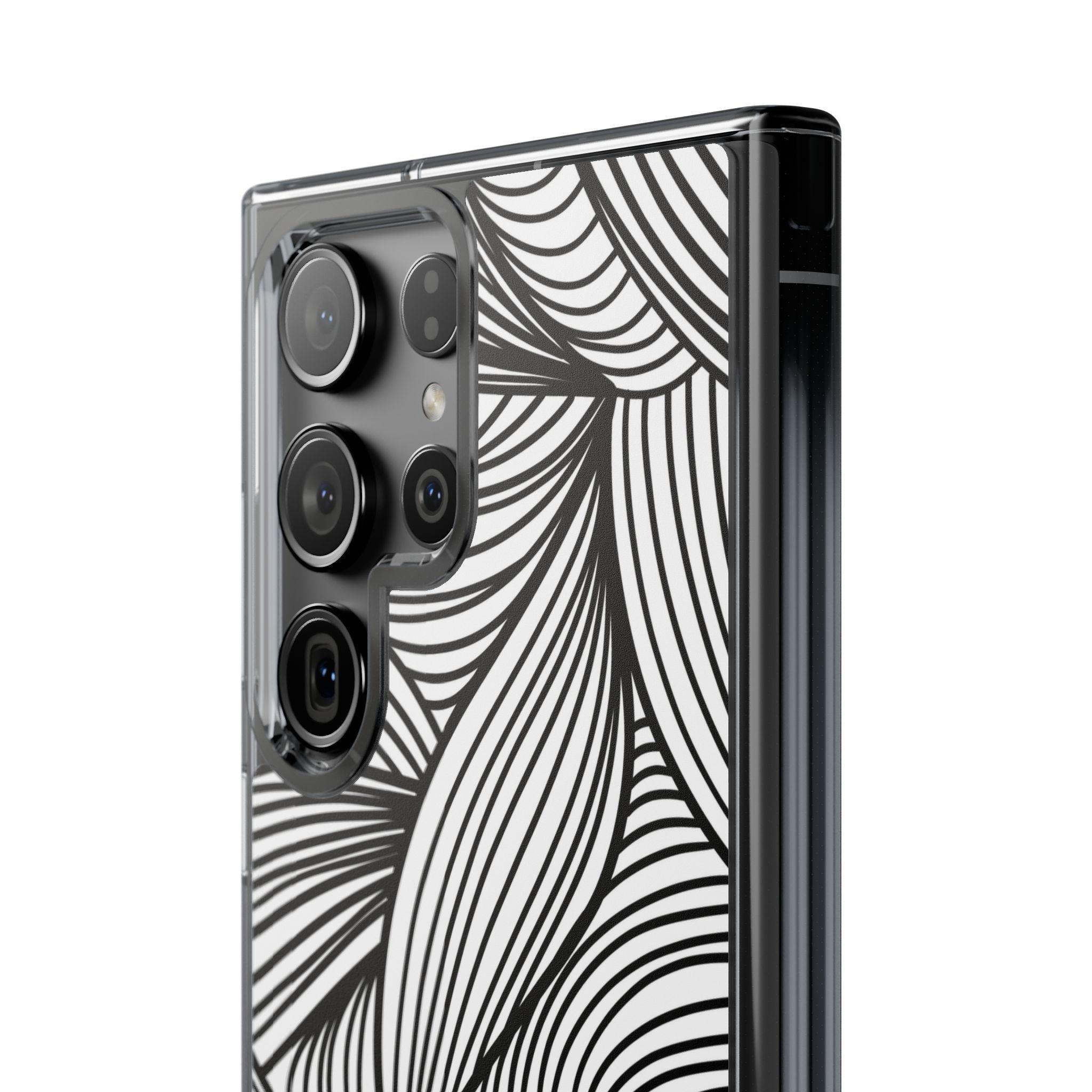 Black and White Illusion Clear Cases