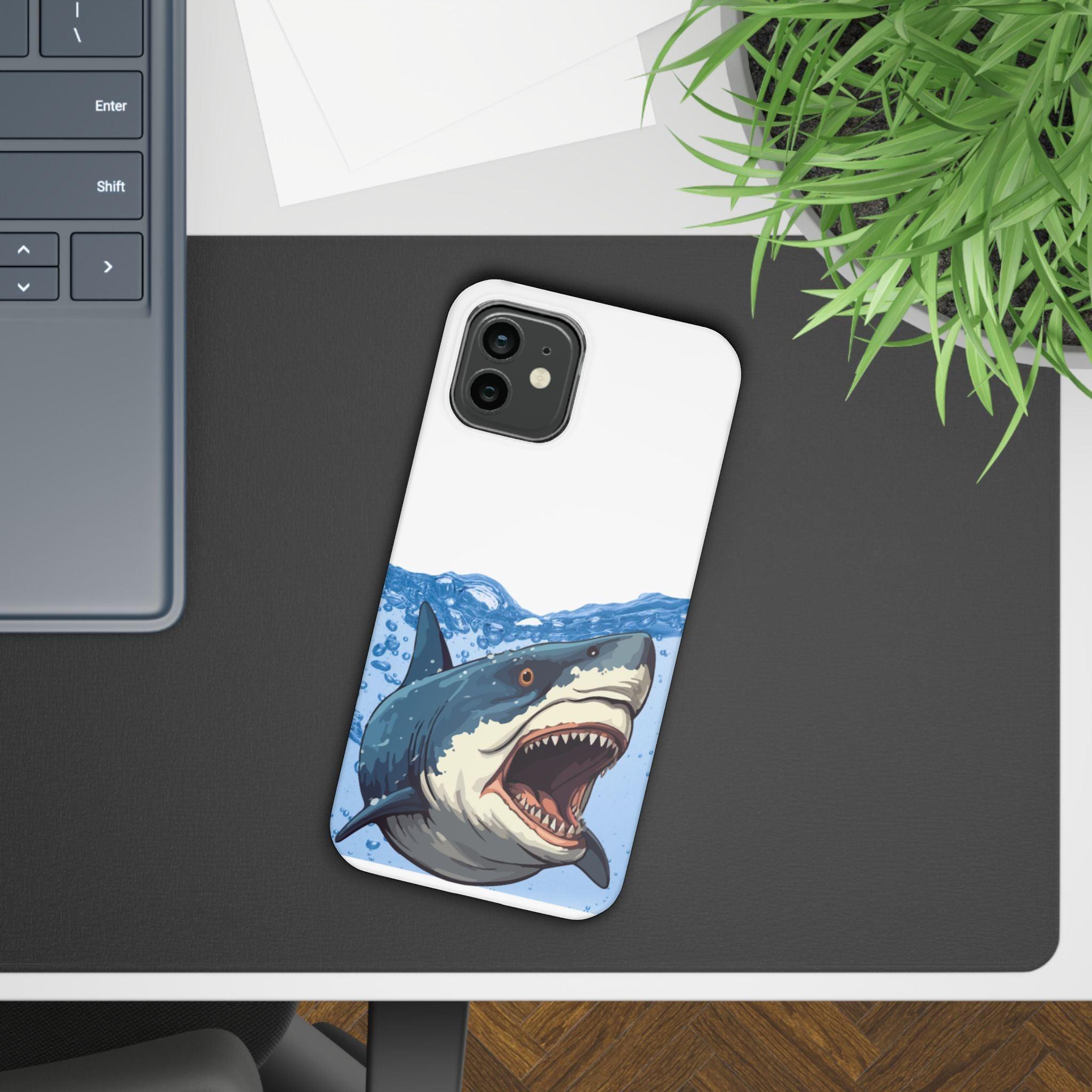 Shark Frenzy Phone Case – Dive into Bold Style