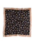 Dust N’ Daisies: Floral Western Cowgirl Silk Wild Rag Scarf