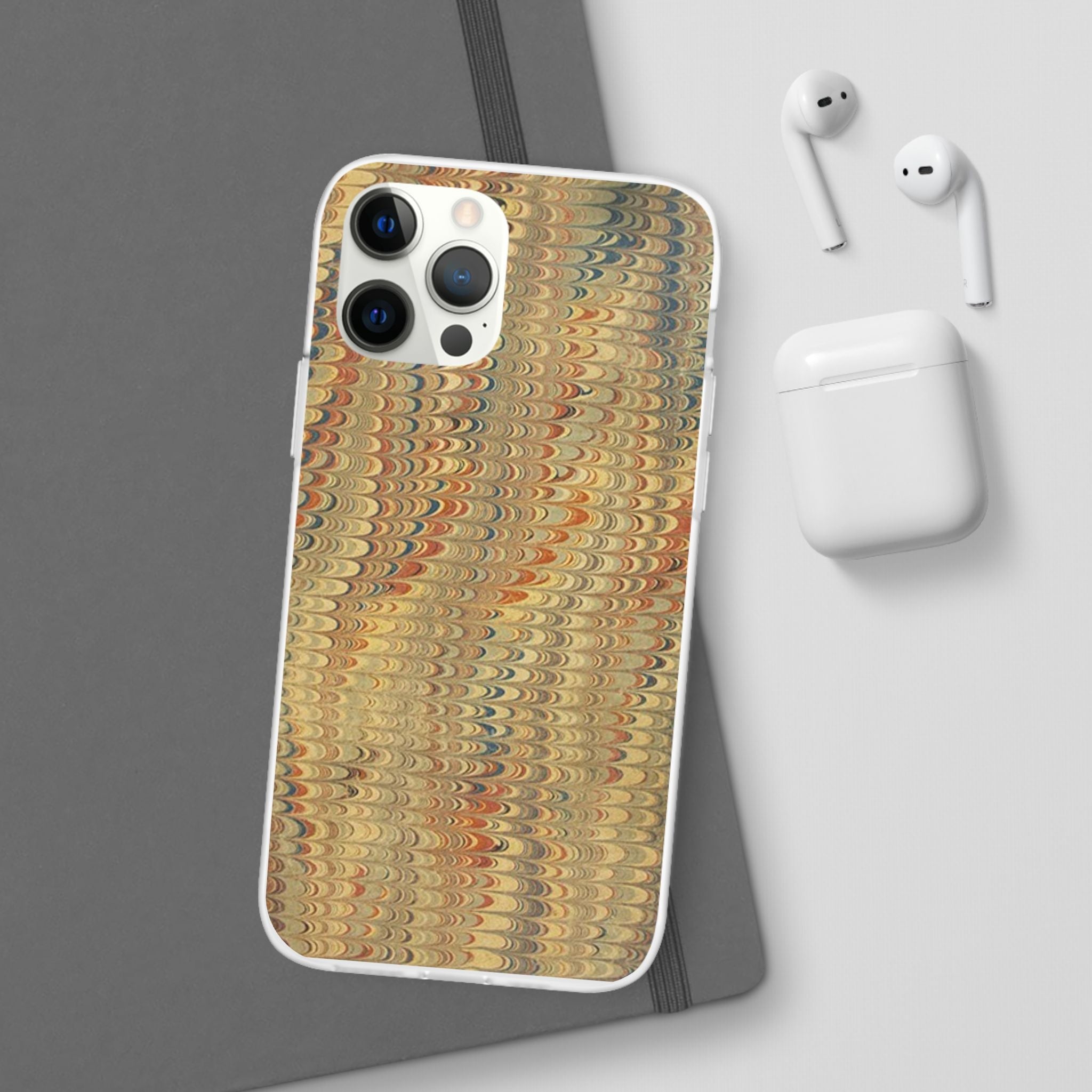 Golden Fall Neutrals Italian Marbled Design Stylish Phone Cases
