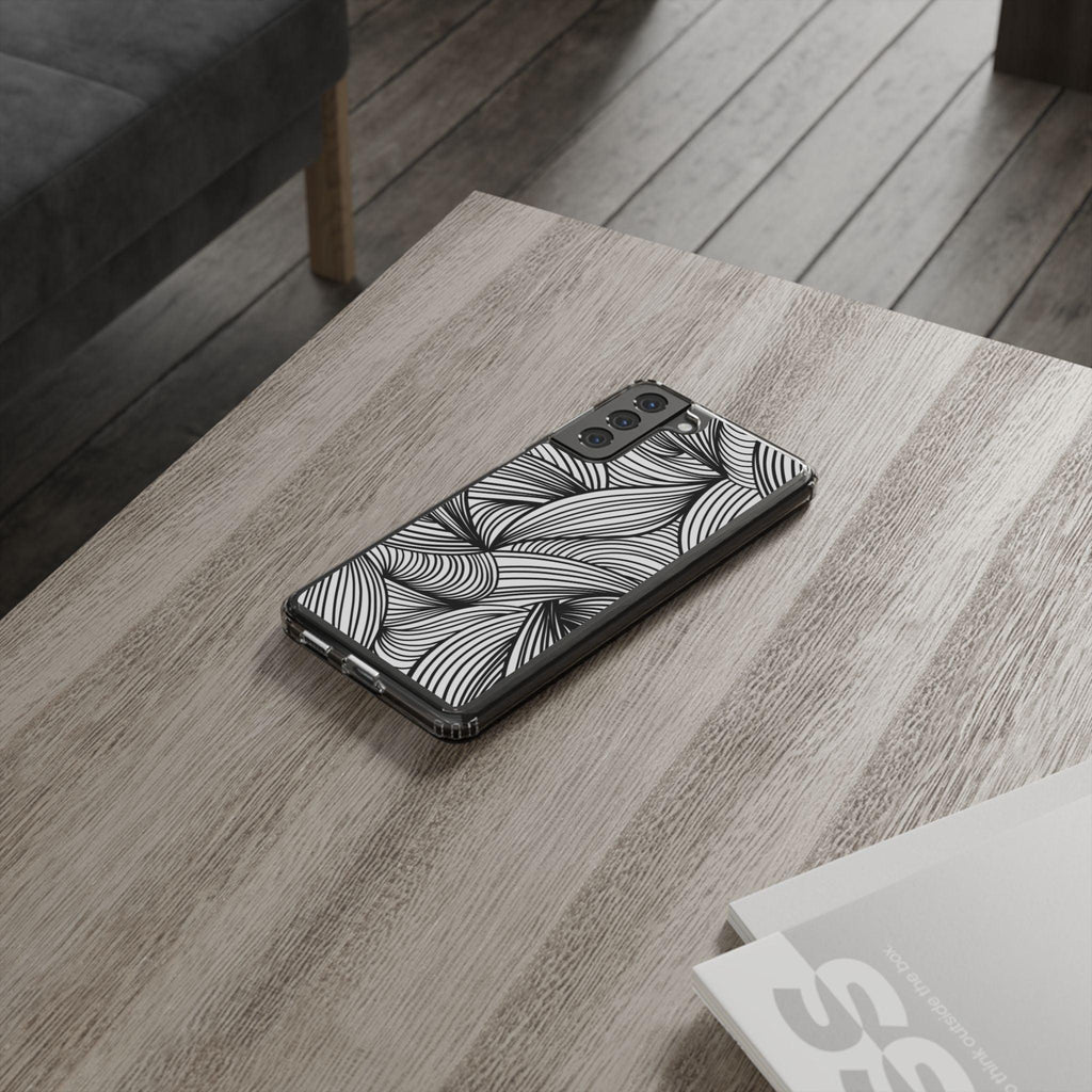 Black and White Illusion Clear Cases
