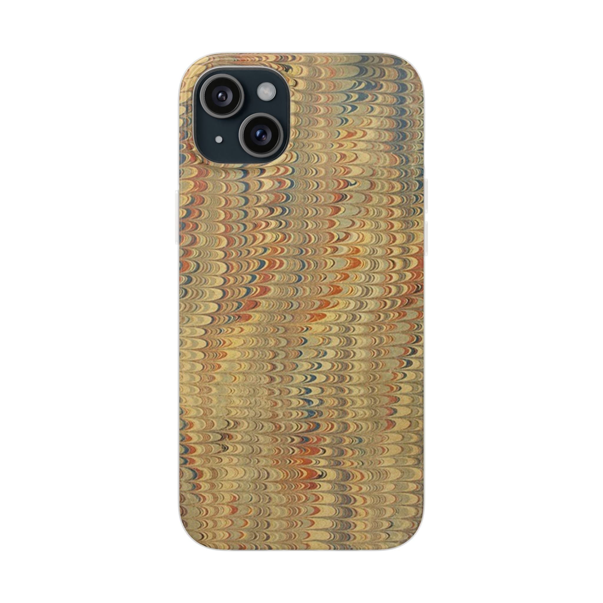 Golden Fall Neutrals Italian Marbled Design Stylish Phone Cases