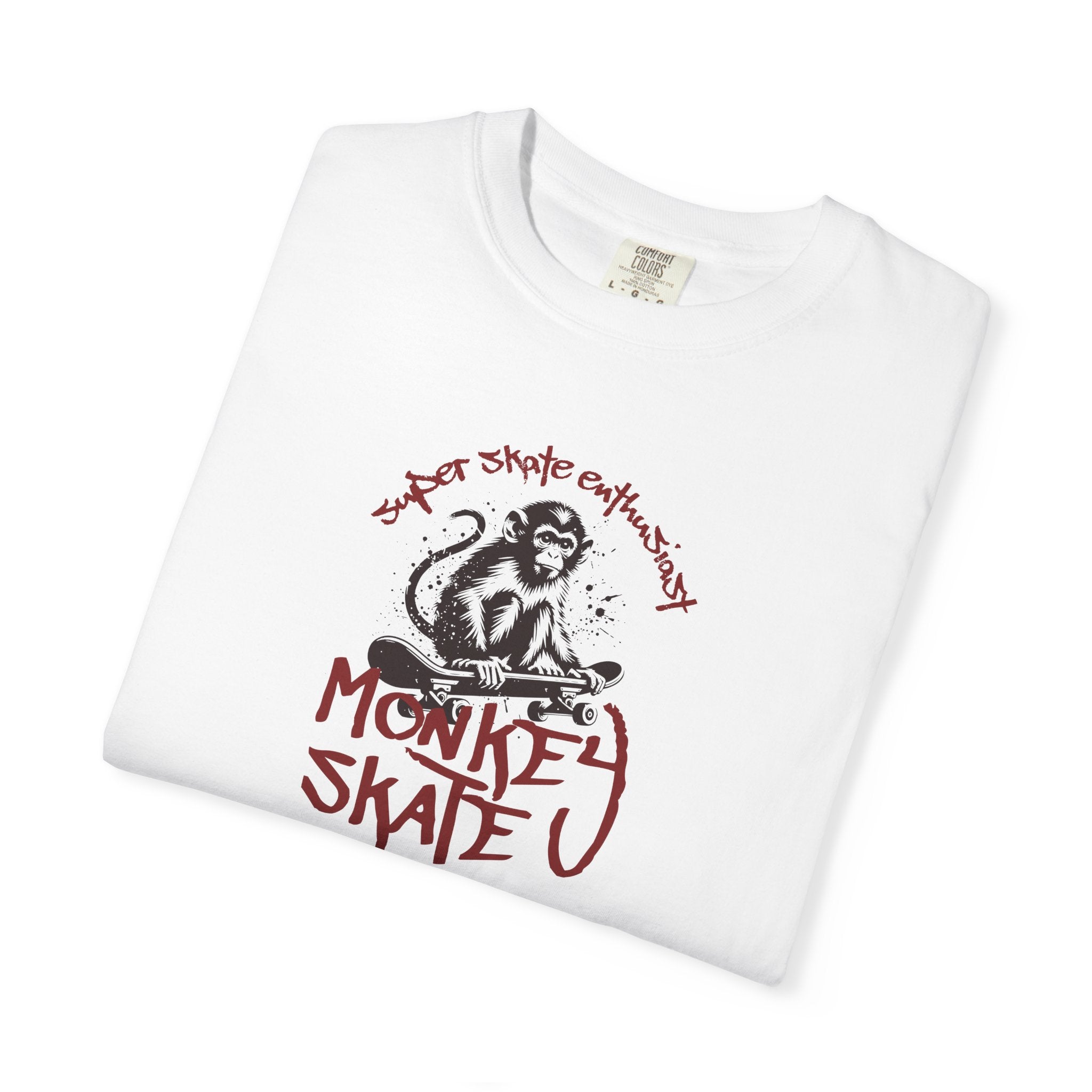 Super Cozy Cotton Tee - Skate Monkey Ultimate Comfort - DipaliZ