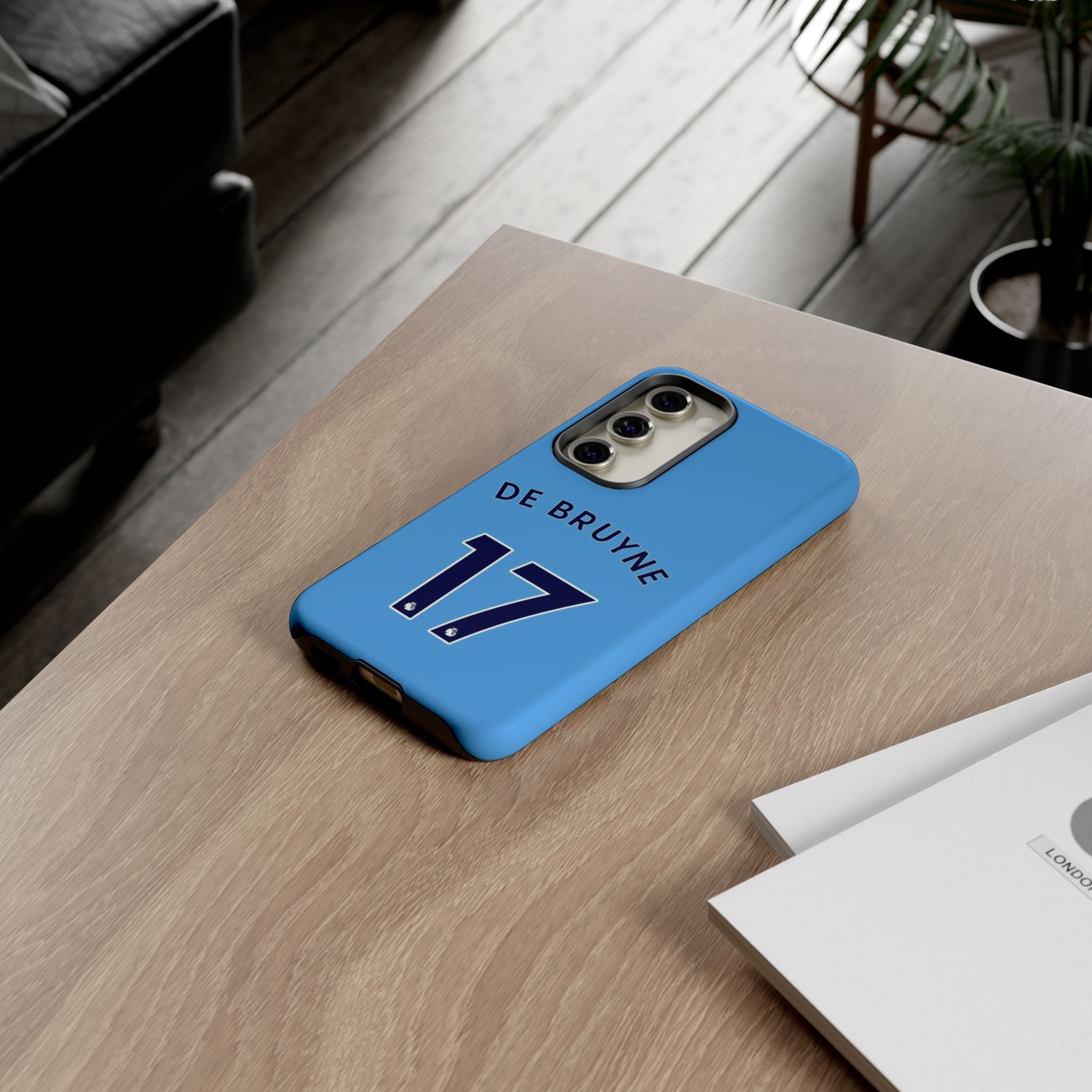 Kevin De Bruyne VisionGuard – Enhanced Protection & Sleek Design | Fits iPhone 8–16 Pro Max & Galaxy S10–S25 Ultra