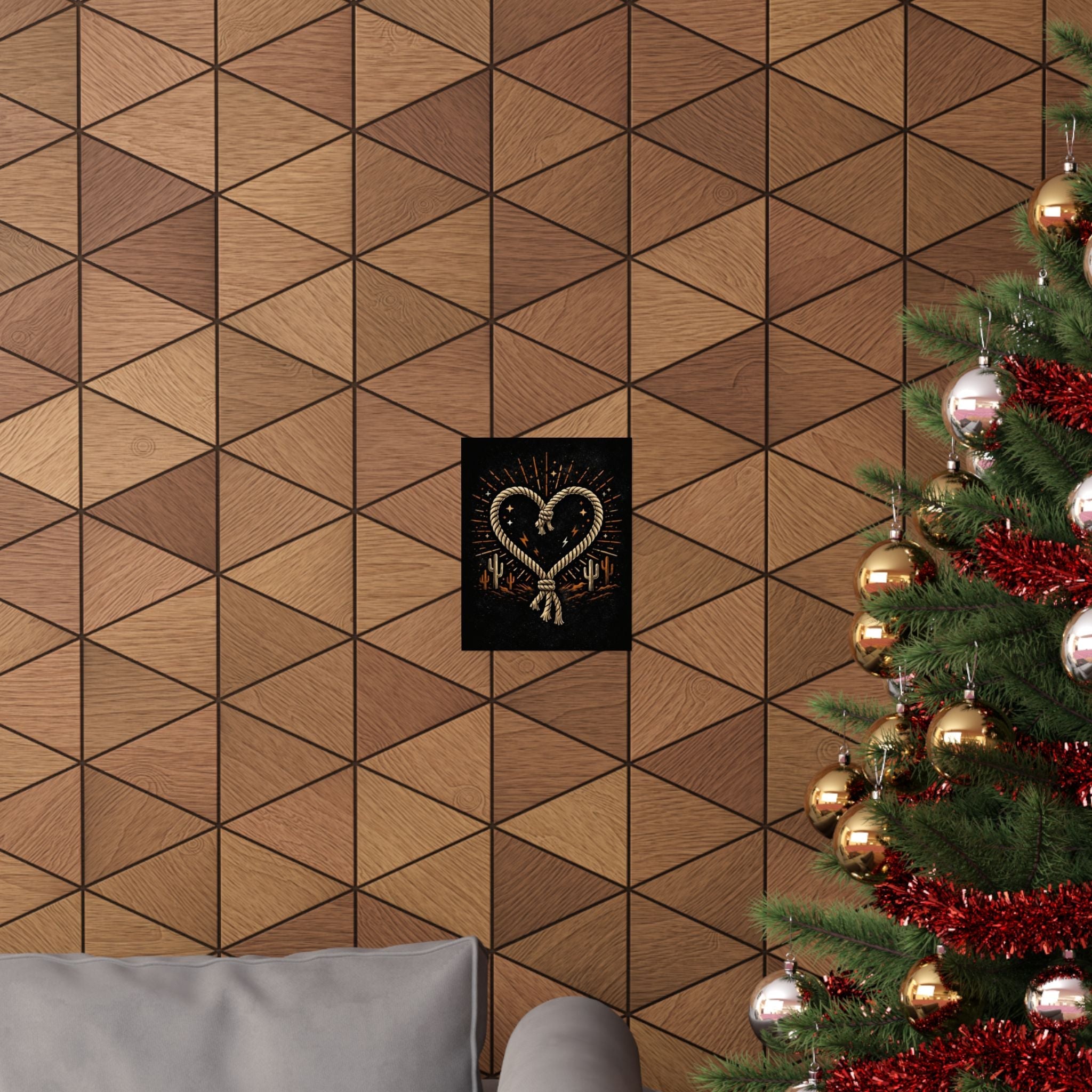 Rope Heart Desert Poster