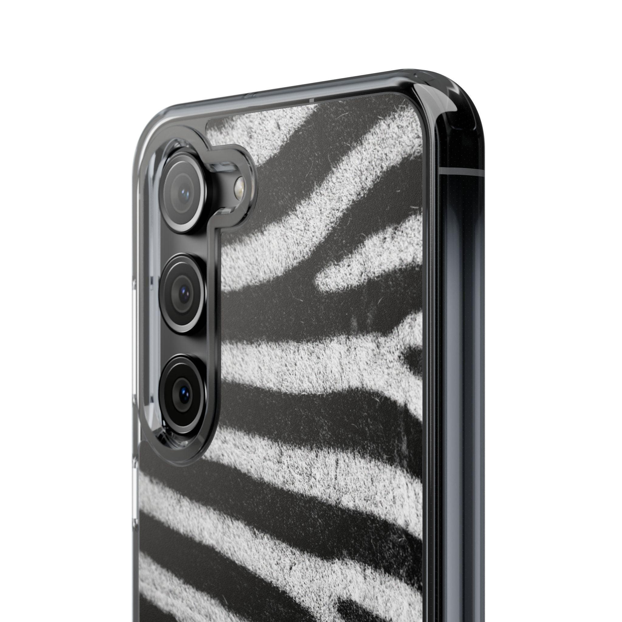 Clear Cases Black and White Zebra Stripes