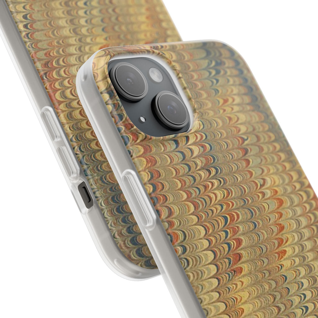 Golden Fall Neutrals Italian Marbled Design Stylish Phone Cases