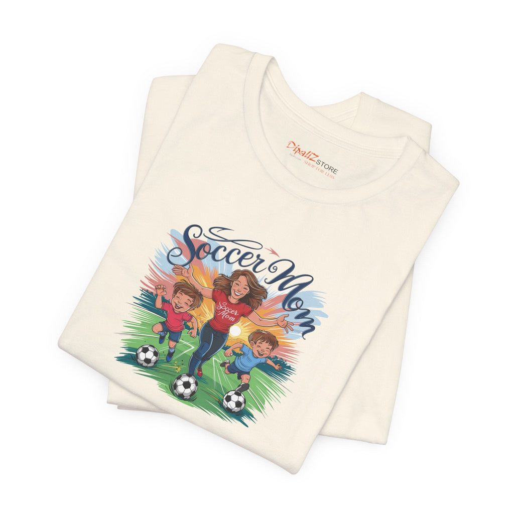 Soccer Mom Short Sleeve Tee - Soft Cotton Unisex - DipaliZ