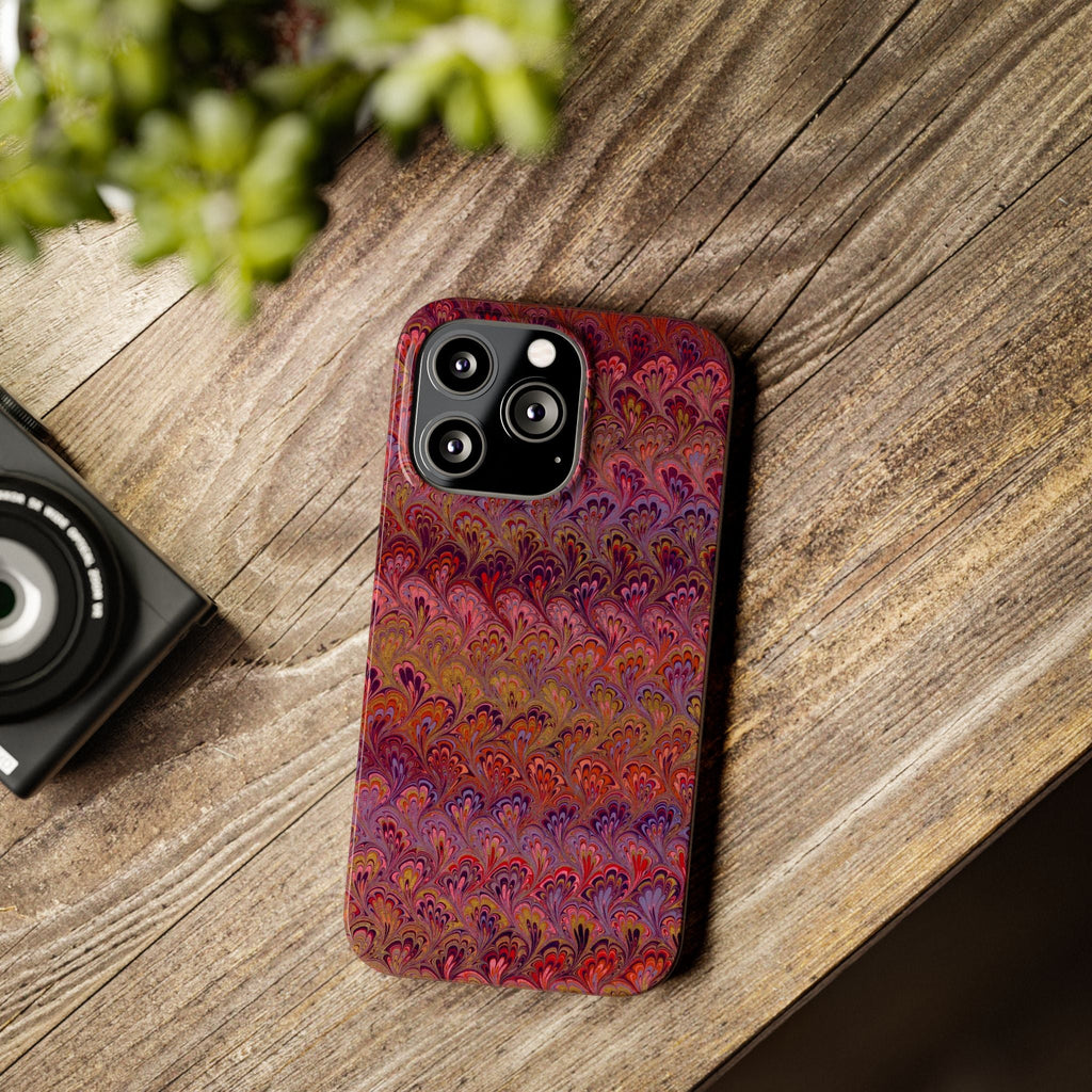 Burgundy and Red