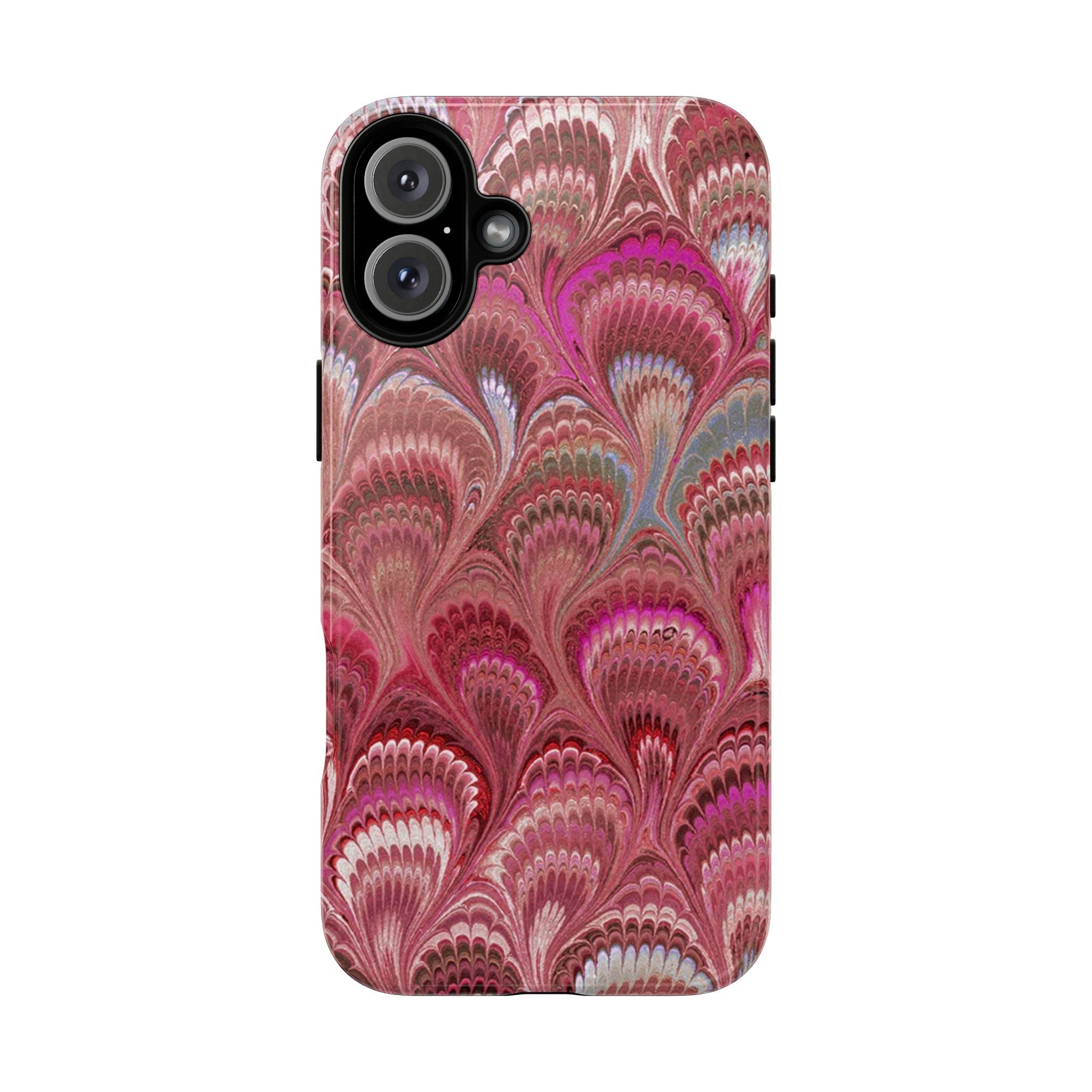 Shades of Pink Marbled Phone Case —  Dual Layer - Tough Protective Phone Cover