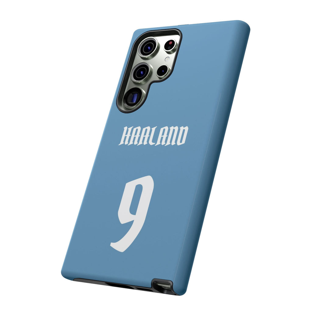 Erling Haaland PowerStrike – Rugged Dual-Layer Protection & Slim Profile | Compatible with iPhone 8 to 16 Pro Max & Samsung Galaxy S10 to S25 Ultra