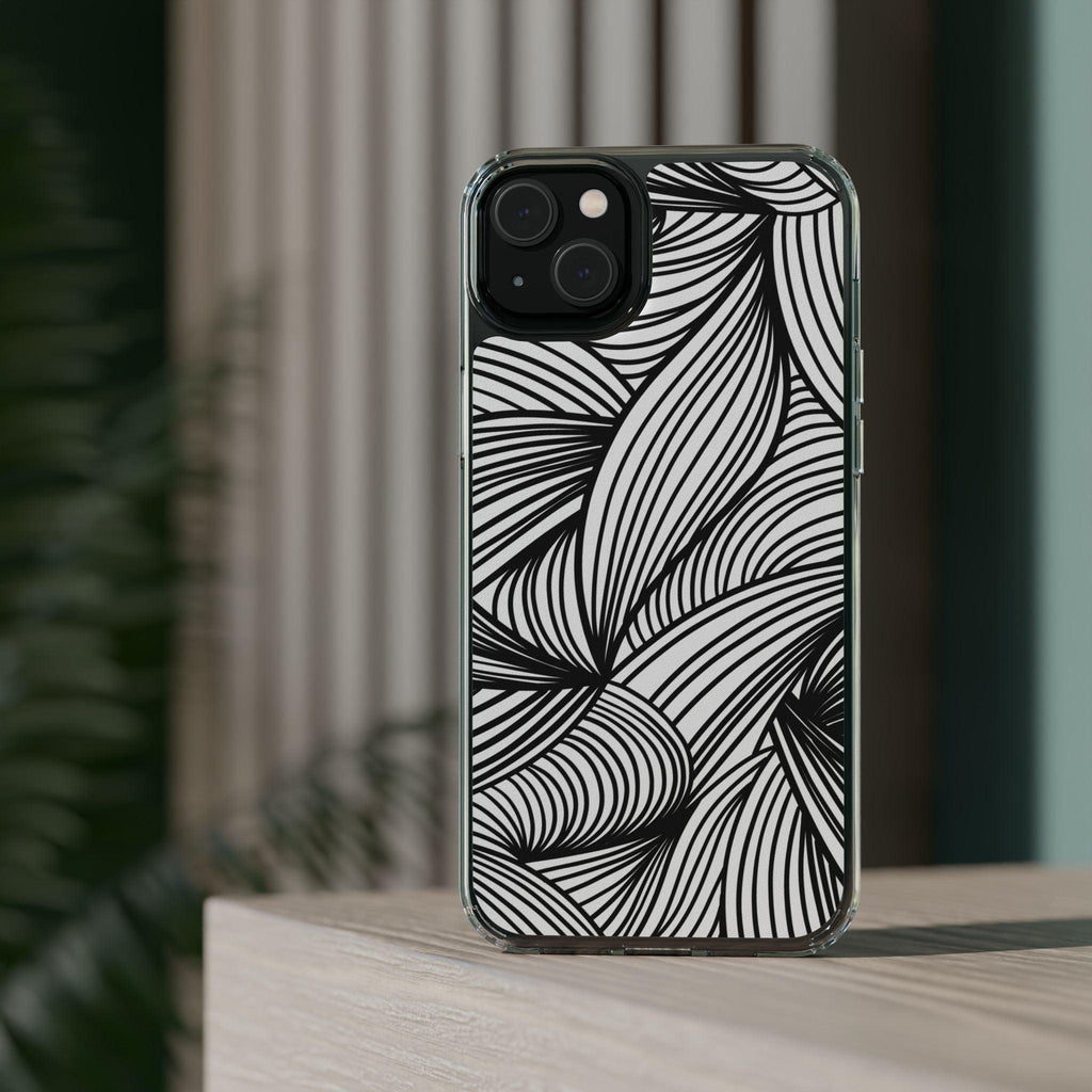 Black and White Illusion Clear Cases