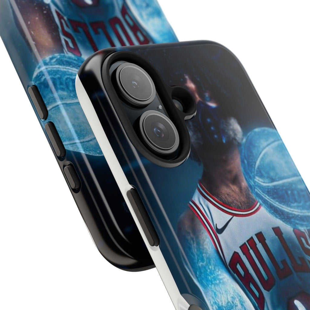 Coby White Chicago Bulls NBA Basketball Printed Tough Phone Case for iPhone & Samsung Galaxy - Dynamic Player Action Design