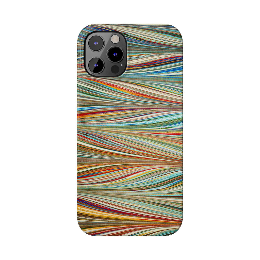 Florentine Multi-Colored Marbled Phone Case