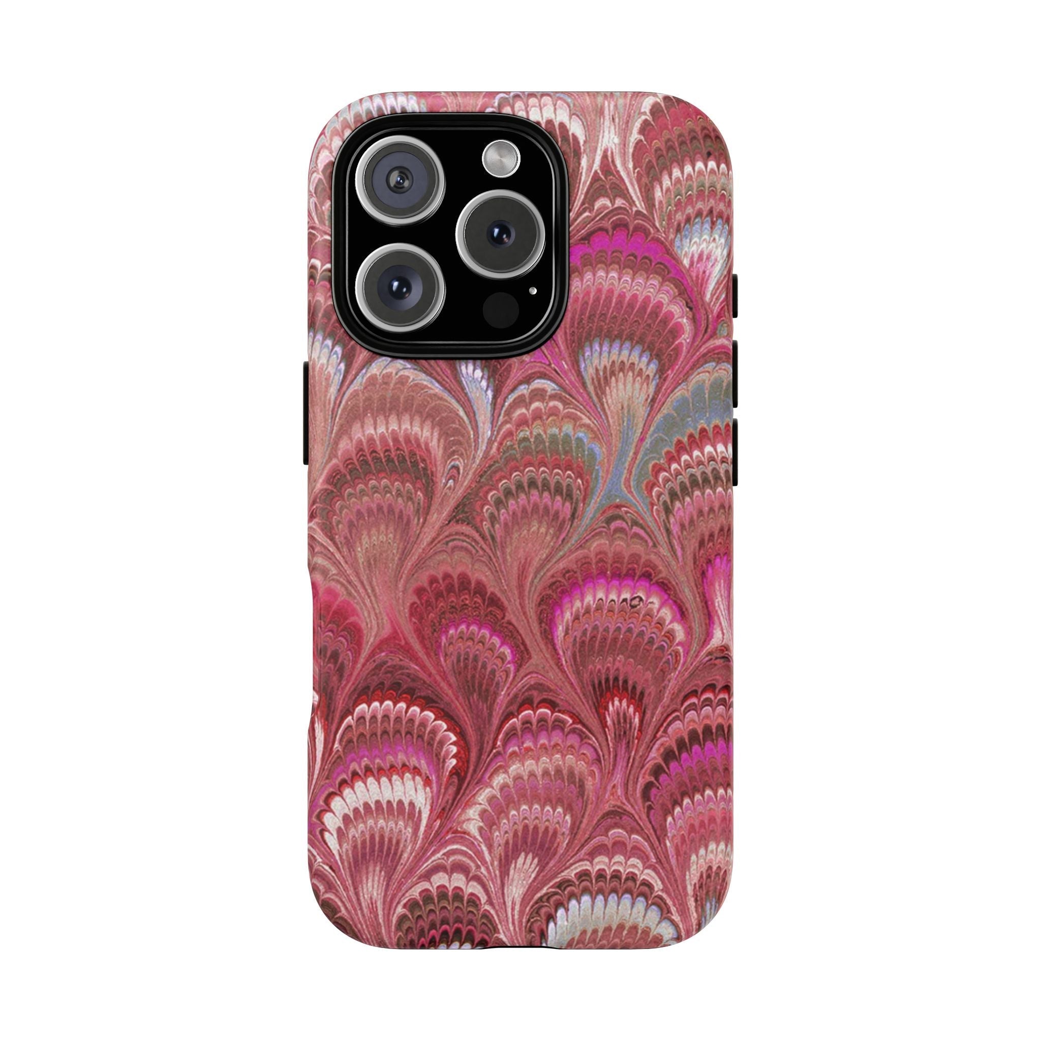 Shades of Pink Marbled Phone Case —  Dual Layer - Tough Protective Phone Cover