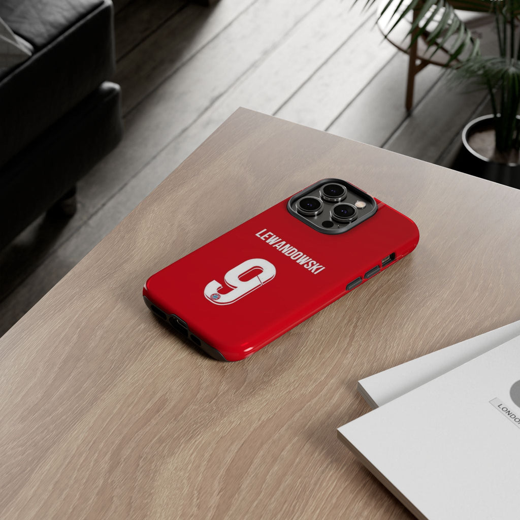 Robert Lewandowski Precision Guard – Dual-Layer Protection & Sleek Design | Compatible with iPhone 8 to 16 Pro Max & Samsung Galaxy S10 to S25 Ultra