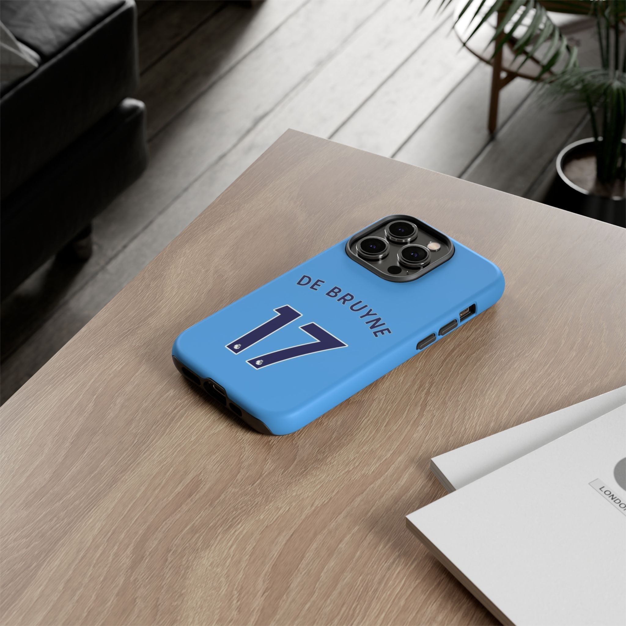 Kevin De Bruyne VisionGuard – Enhanced Protection & Sleek Design | Fits iPhone 8–16 Pro Max & Galaxy S10–S25 Ultra