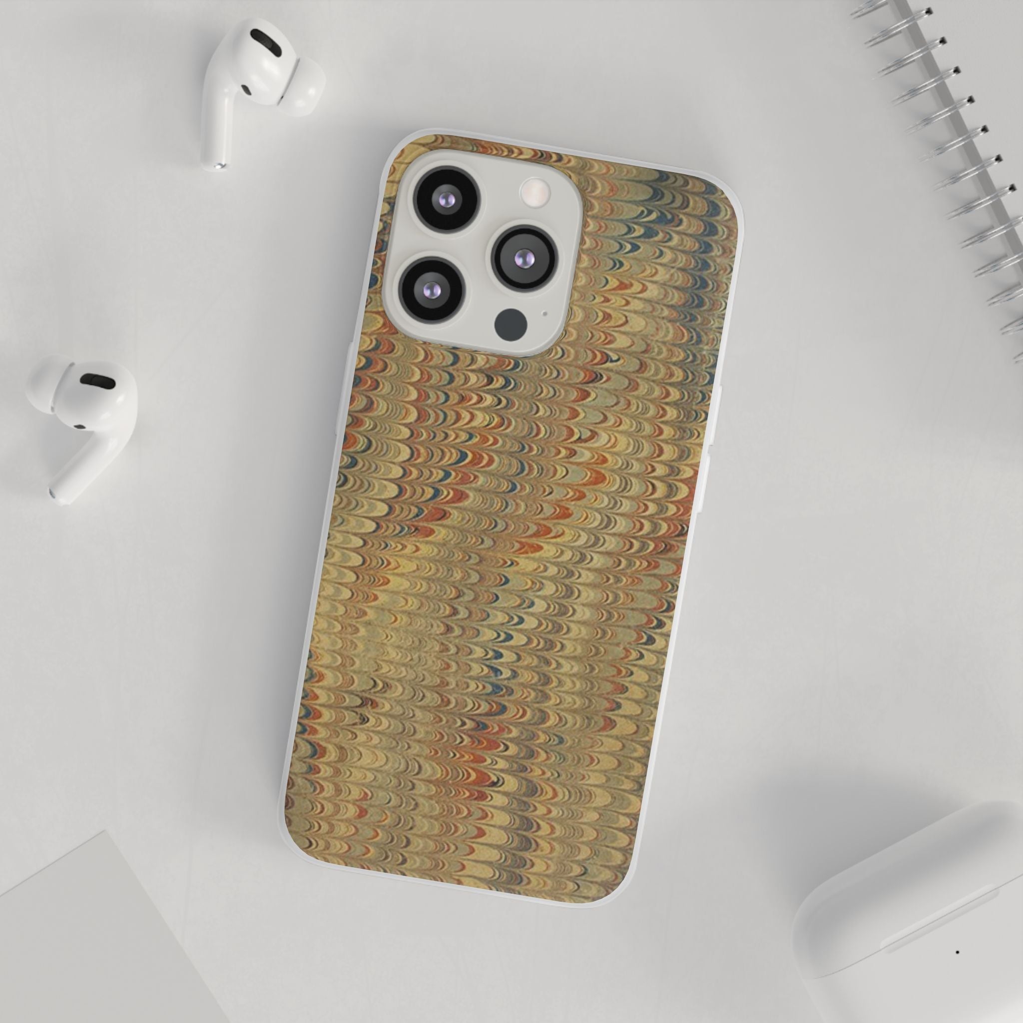 Golden Fall Neutrals Italian Marbled Design Stylish Phone Cases