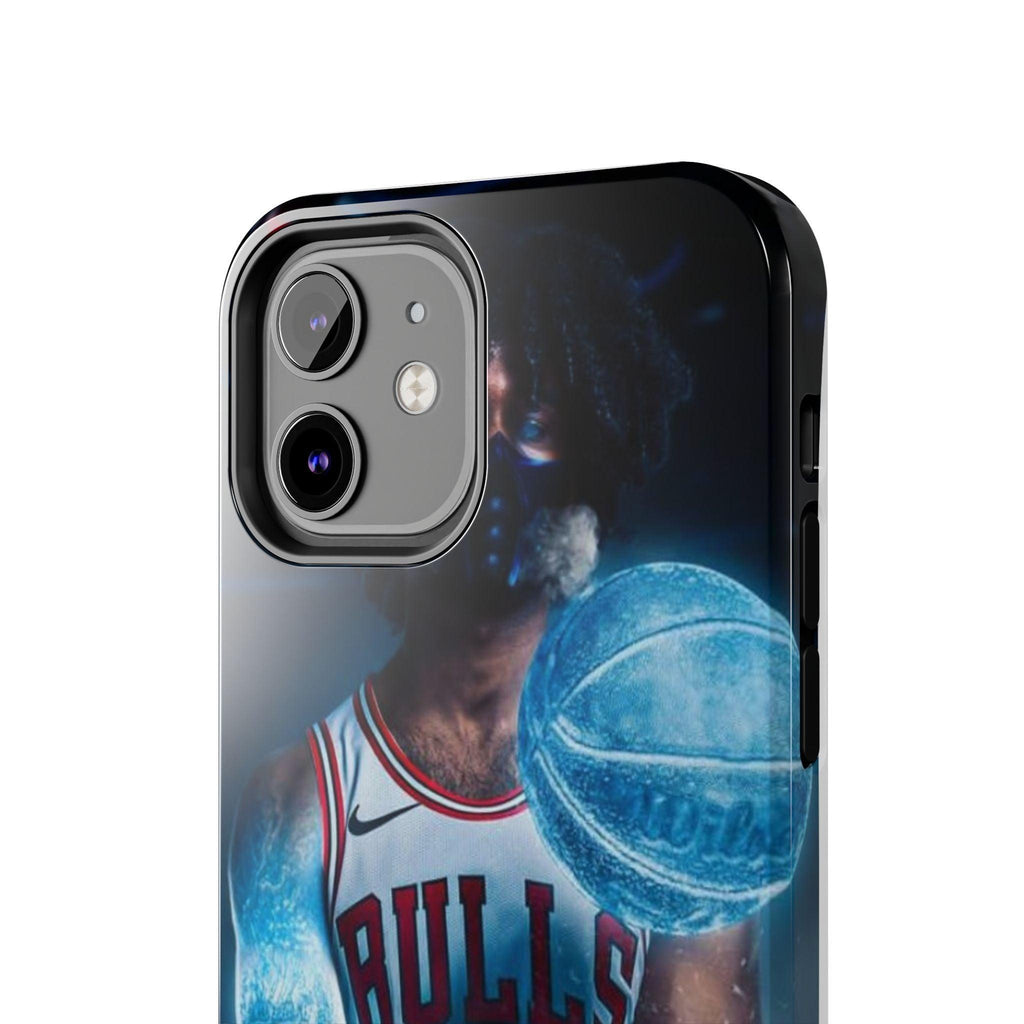 Coby White Chicago Bulls NBA Basketball Printed Tough Phone Case for iPhone & Samsung Galaxy - Dynamic Player Action Design