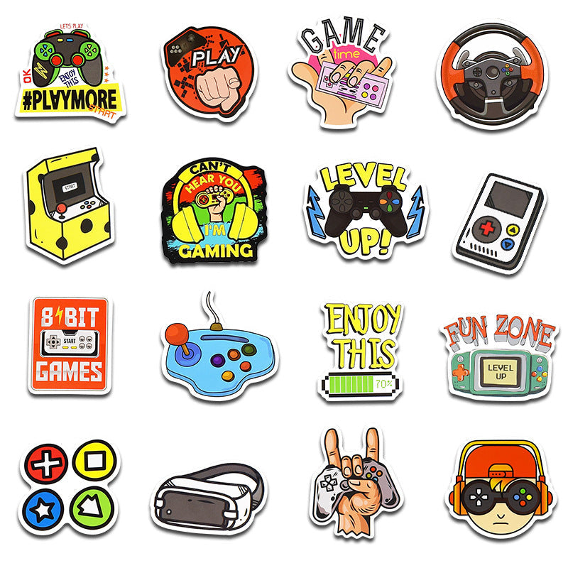 Playstation Doodle Sticker Laptop Suitcase