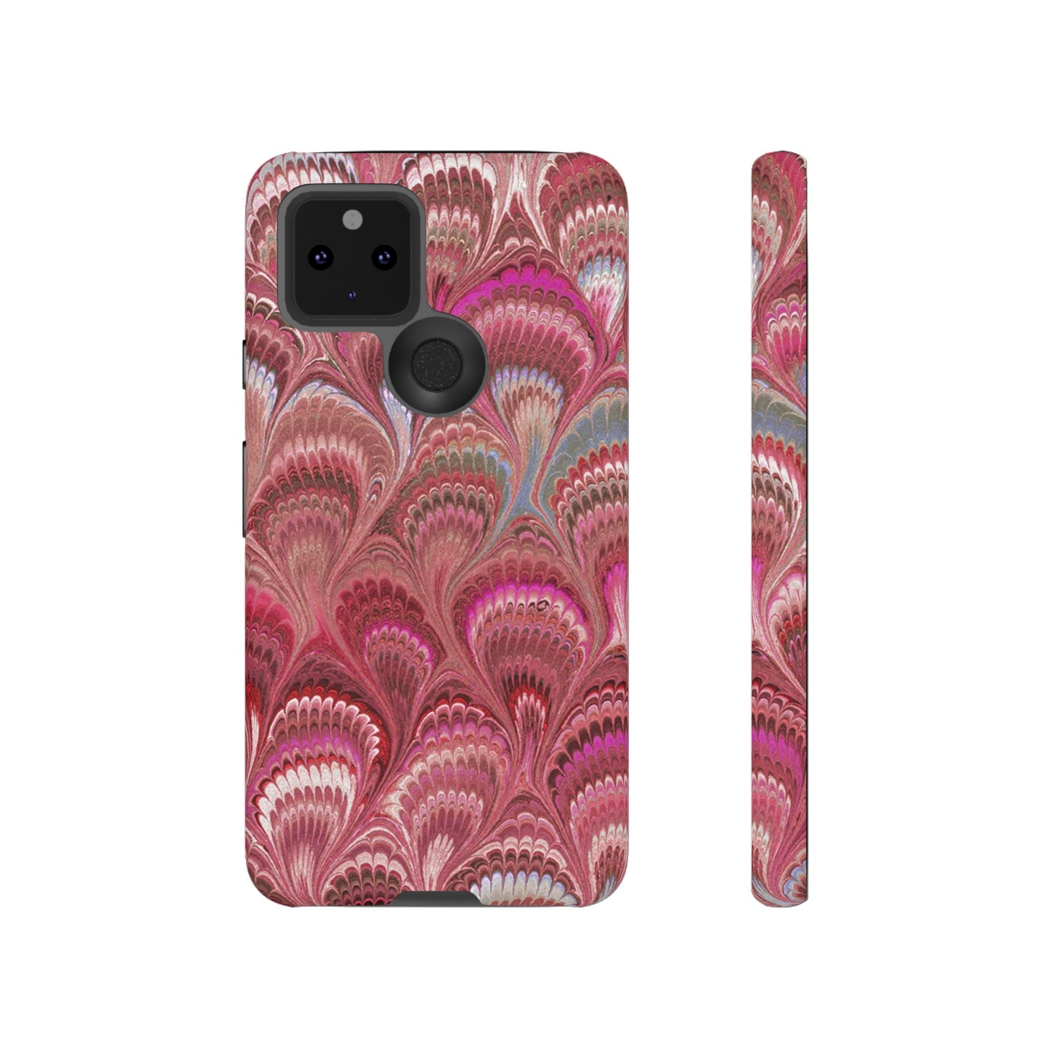 Shades of Pink Marbled Phone Case —  Dual Layer - Tough Protective Phone Cover