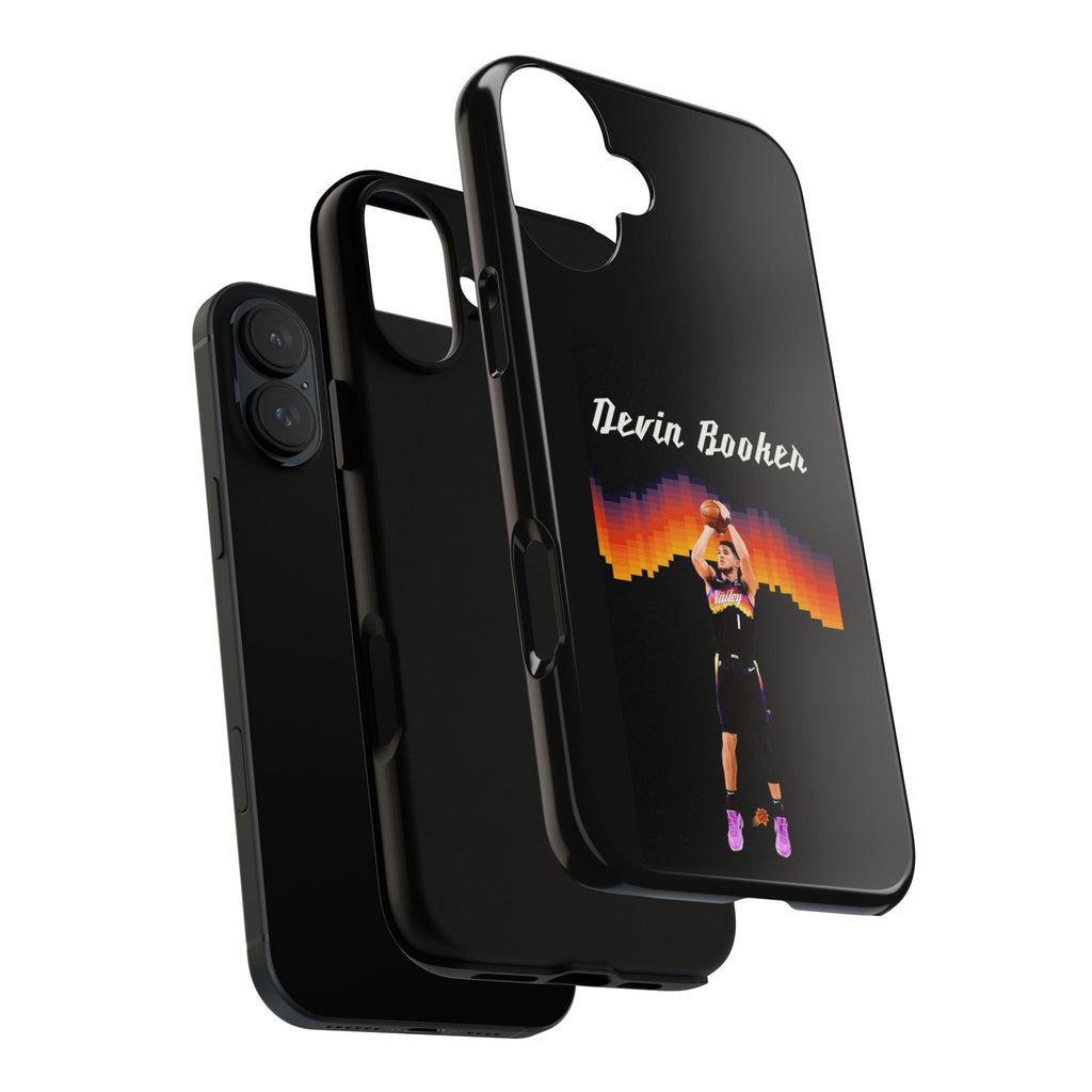 Devin Booker Precision Blaze Series – Dual-Layer ShockGuard Protection | Fits iPhone 8–16 Pro Max & Samsung Galaxy S10–S25 Ultra