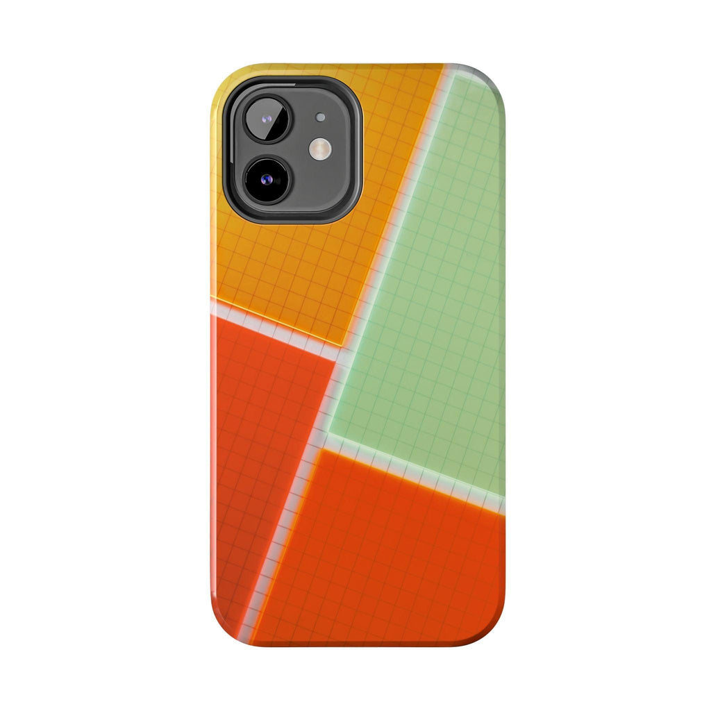 Four Colors Blocks With Shades Tough Phone Cases