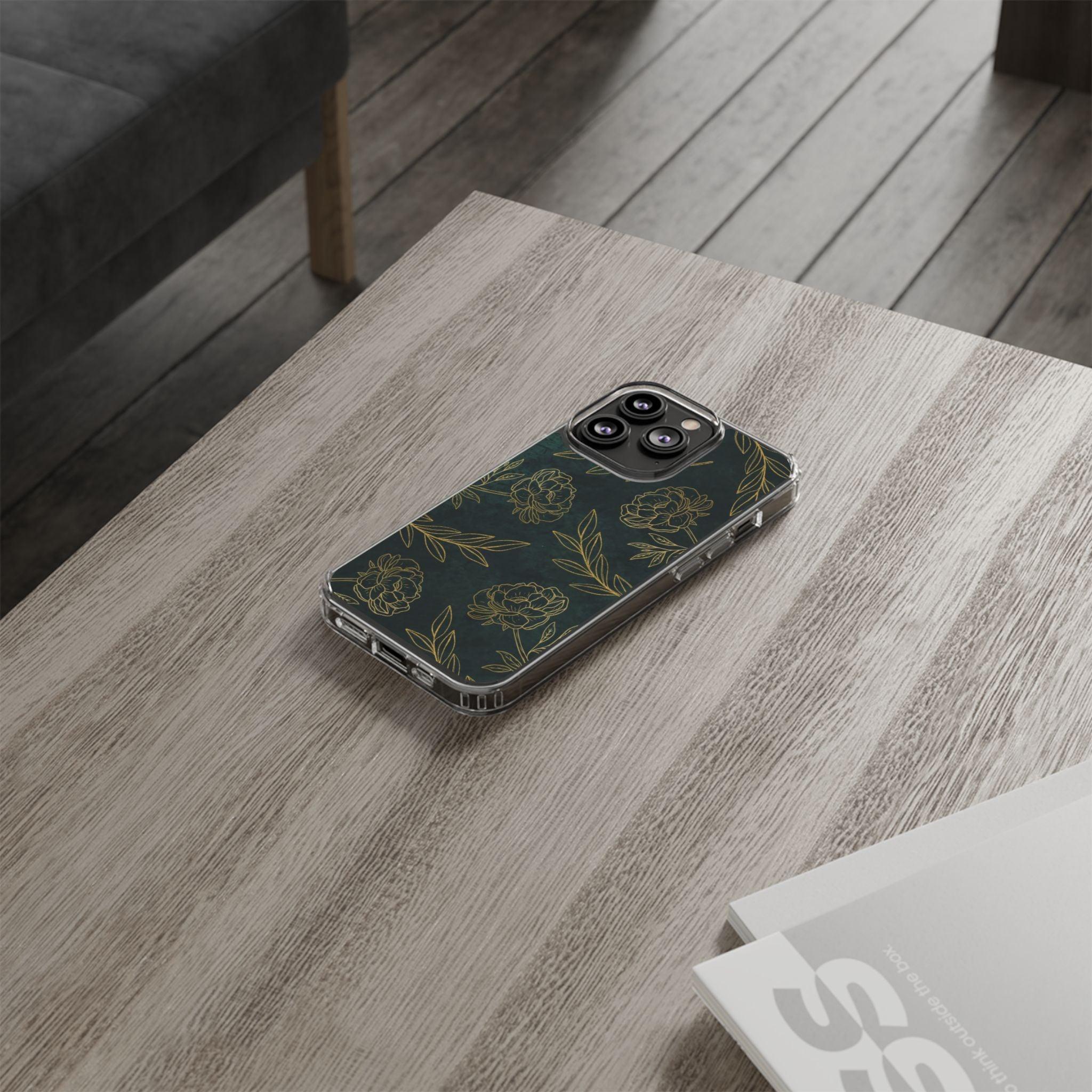 Floral Pattern Clear Cases