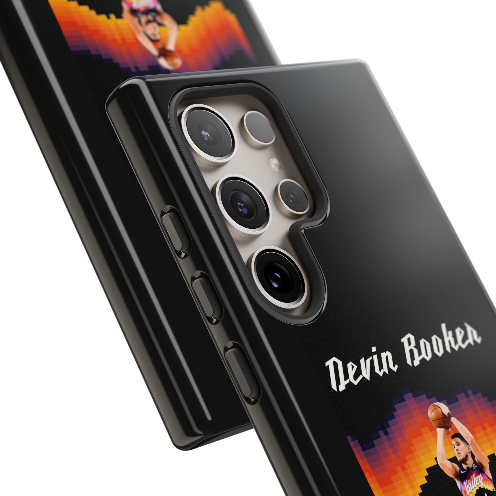 Devin Booker Precision Blaze Series – Dual-Layer ShockGuard Protection | Fits iPhone 8–16 Pro Max & Samsung Galaxy S10–S25 Ultra