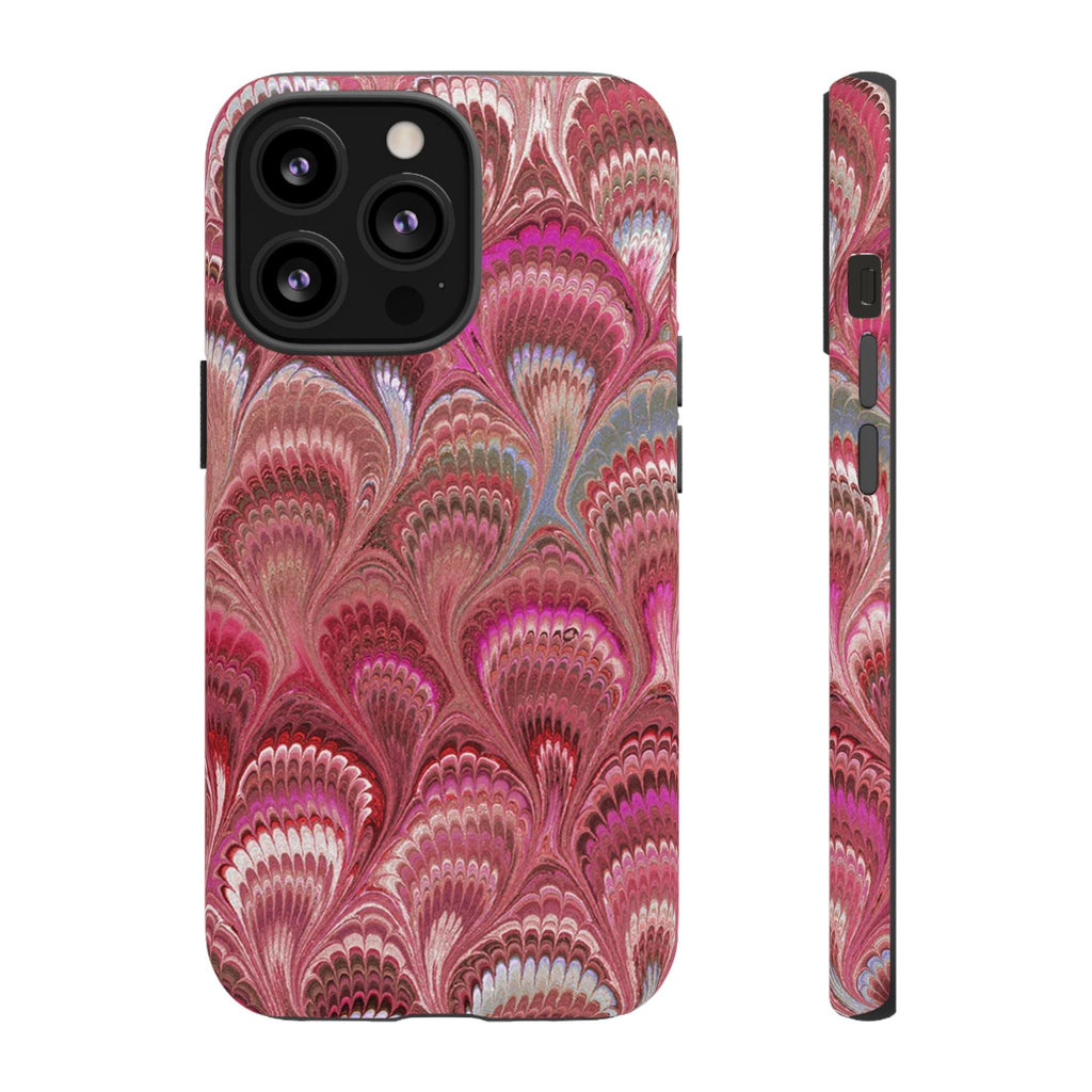 Shades of Pink Marbled Phone Case —  Dual Layer - Tough Protective Phone Cover