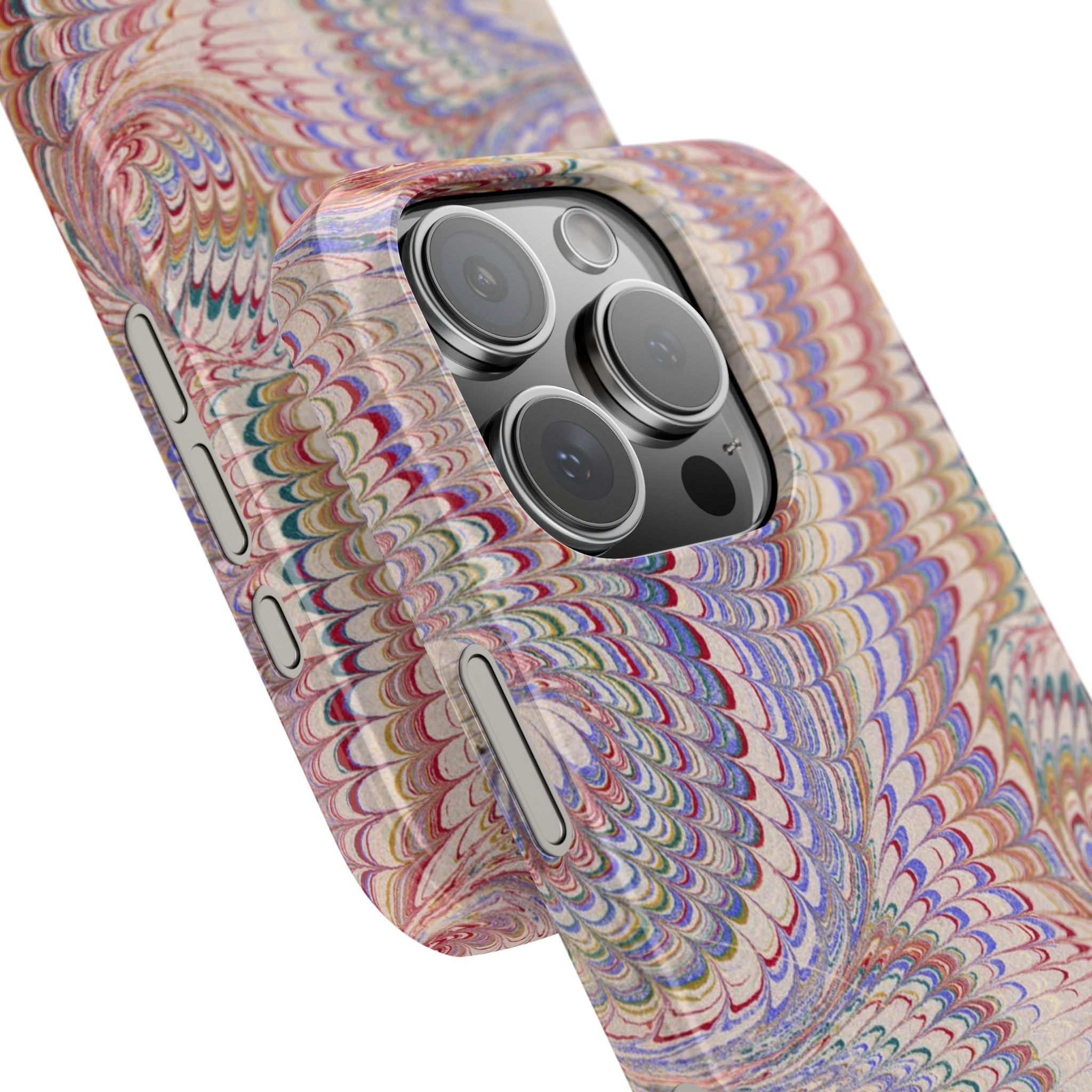 Pink Pastel Marbled Design
