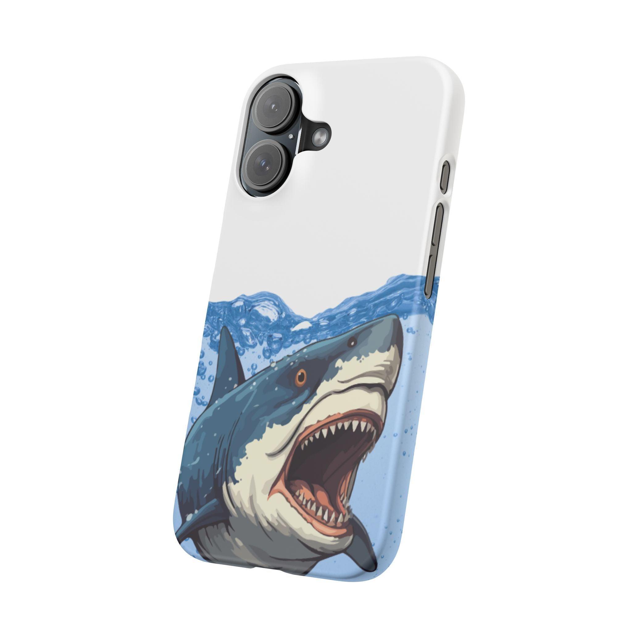 Shark Frenzy Phone Case – Dive into Bold Style