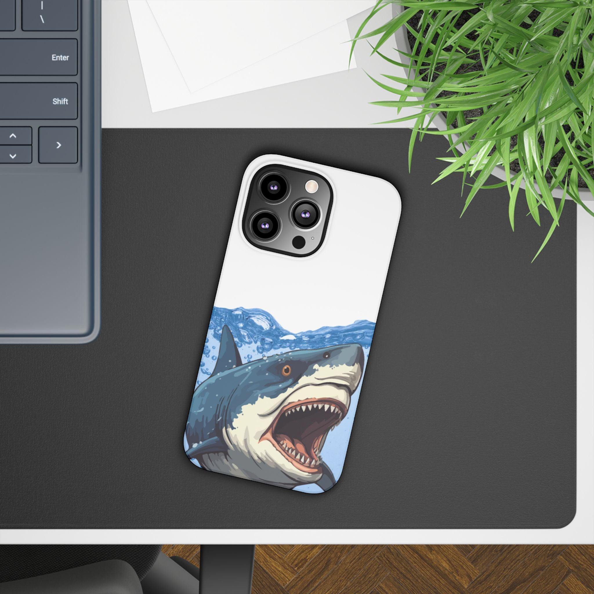 Shark Frenzy Phone Case – Dive into Bold Style