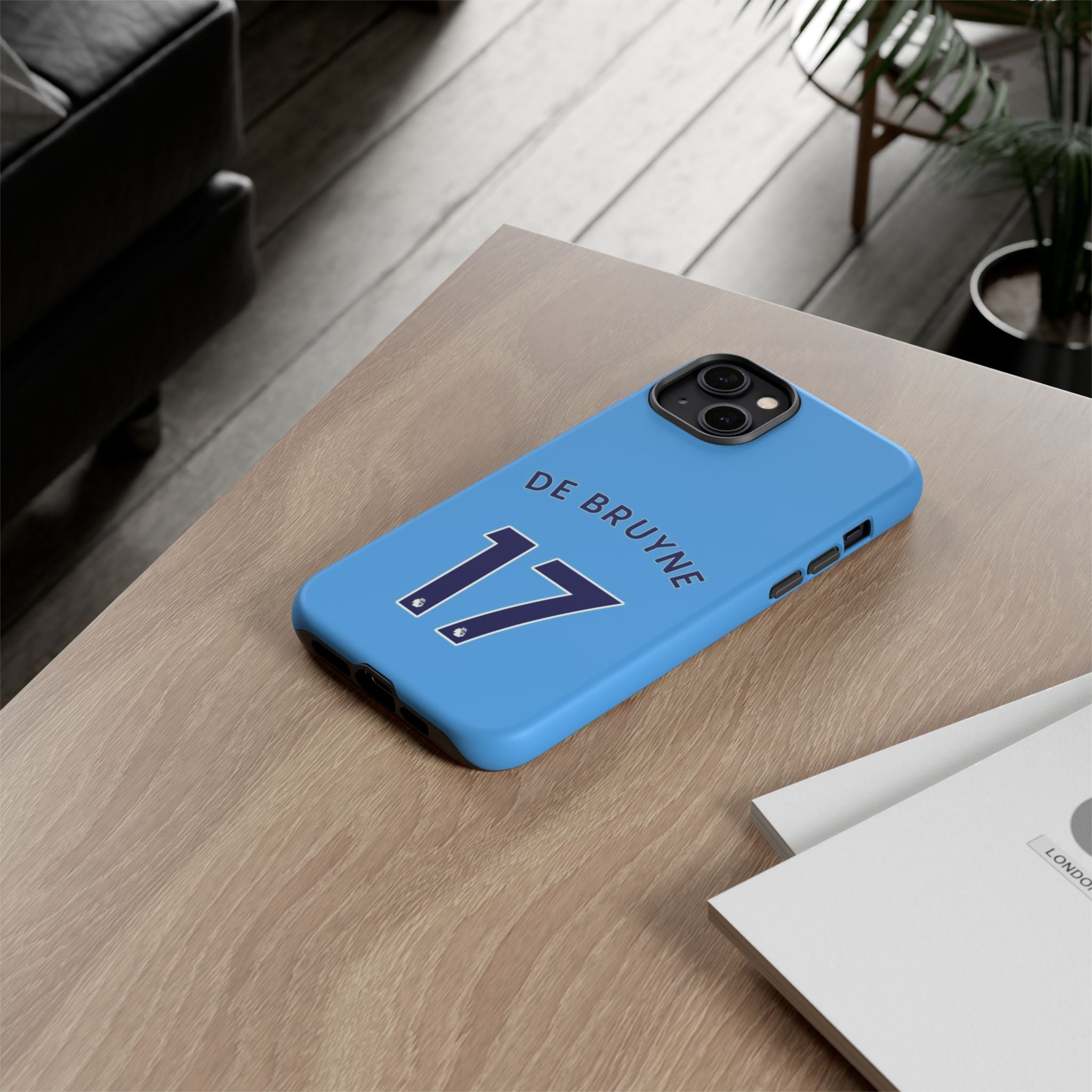 Kevin De Bruyne VisionGuard – Enhanced Protection & Sleek Design | Fits iPhone 8–16 Pro Max & Galaxy S10–S25 Ultra